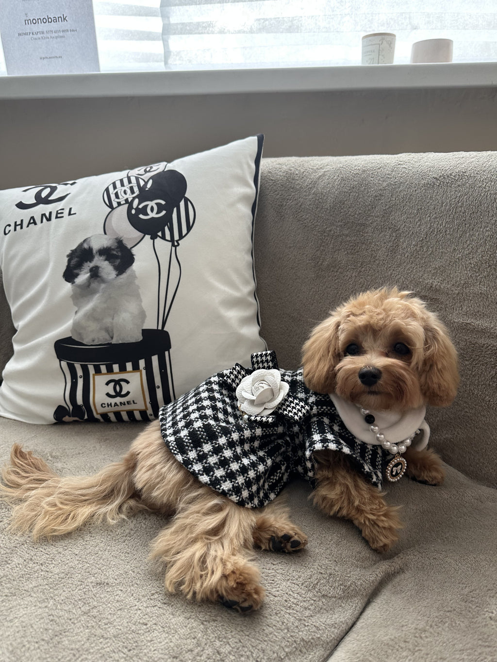 Black and white dress Coco Elegance