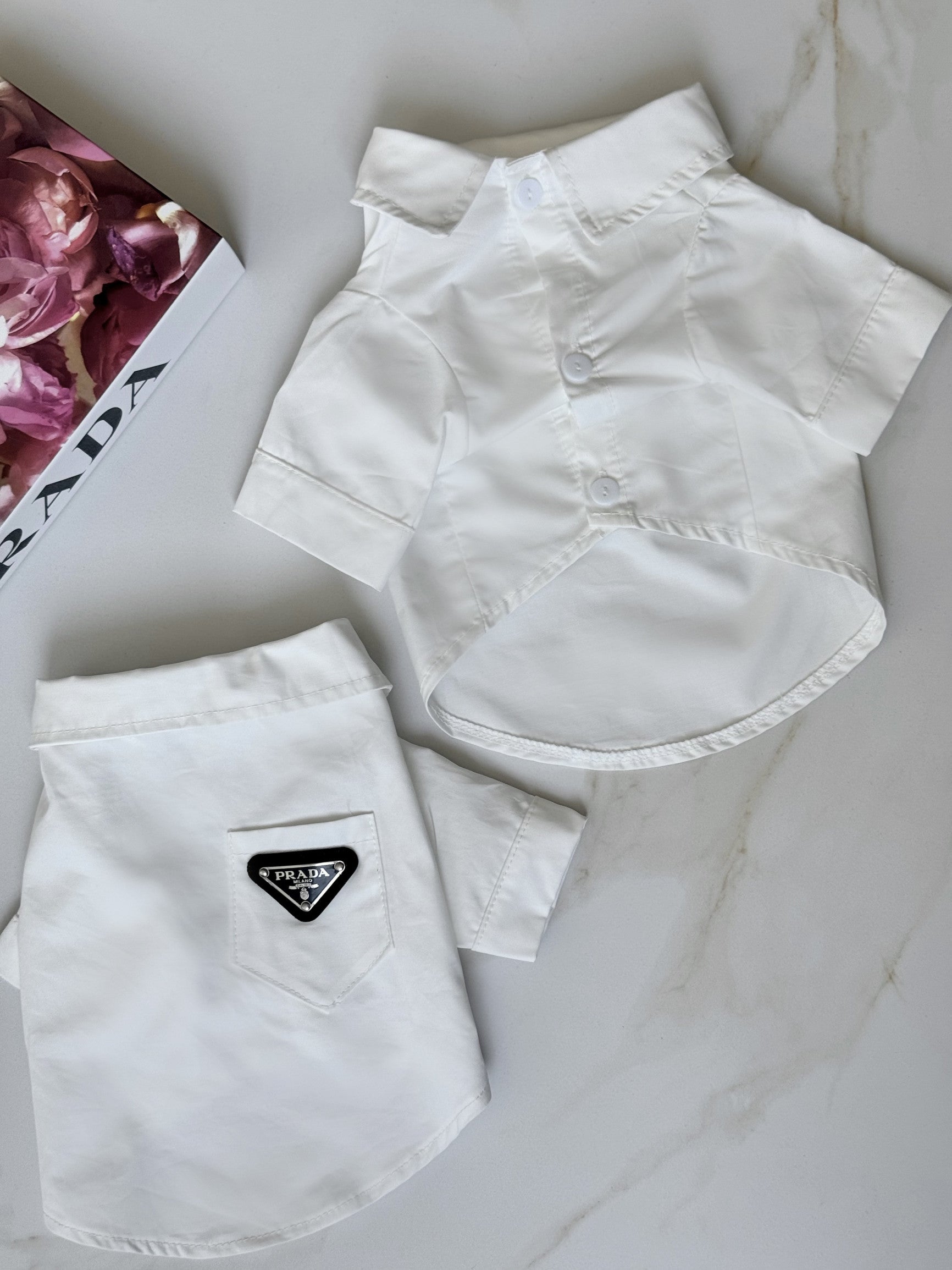 Сорочка білого кольору Prada