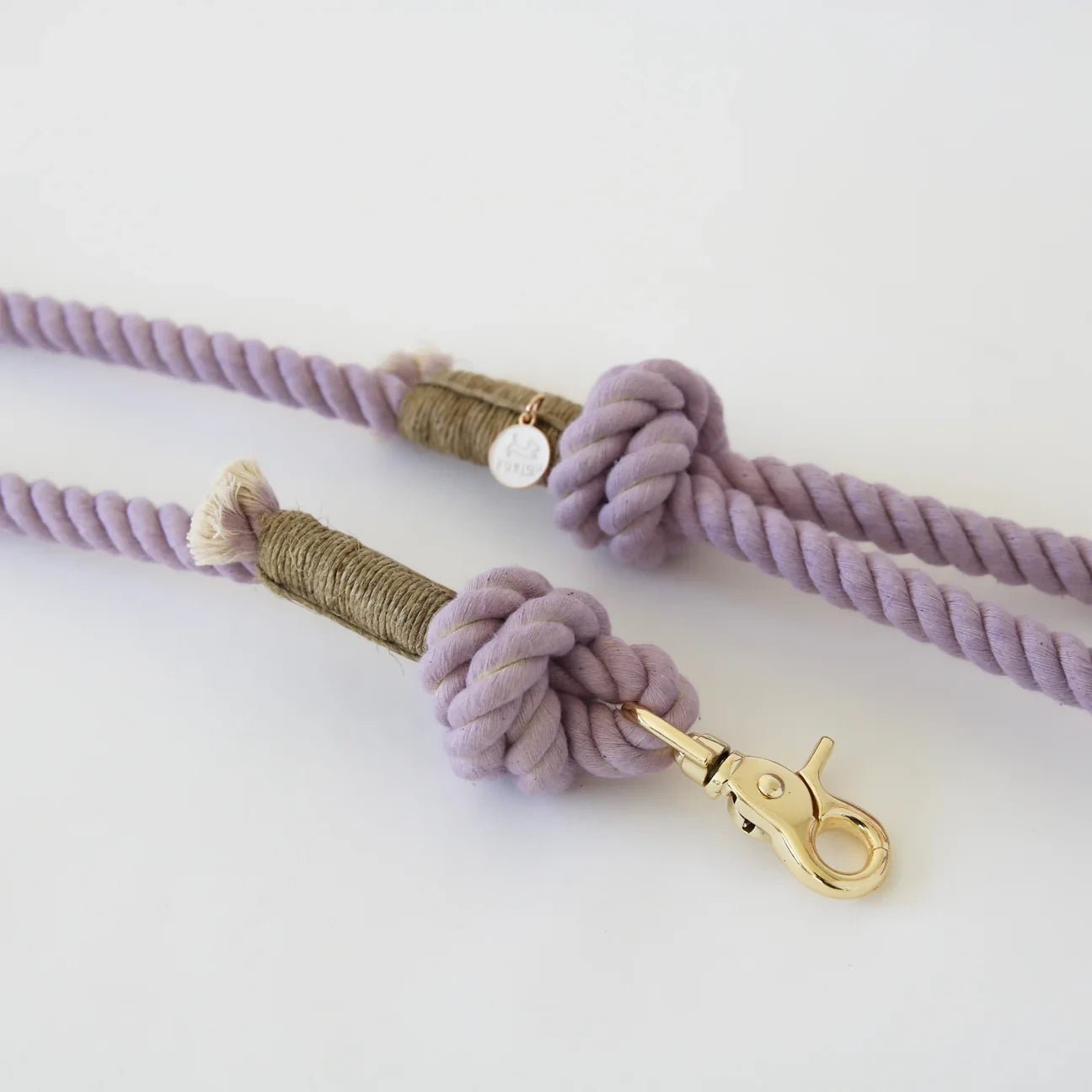 Повідець для собак Furlou Regular Rope Leash - Lavender Fields