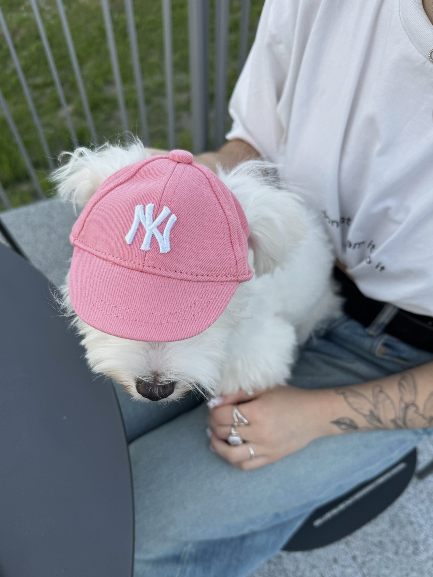 Кепка рожевого кольору NY