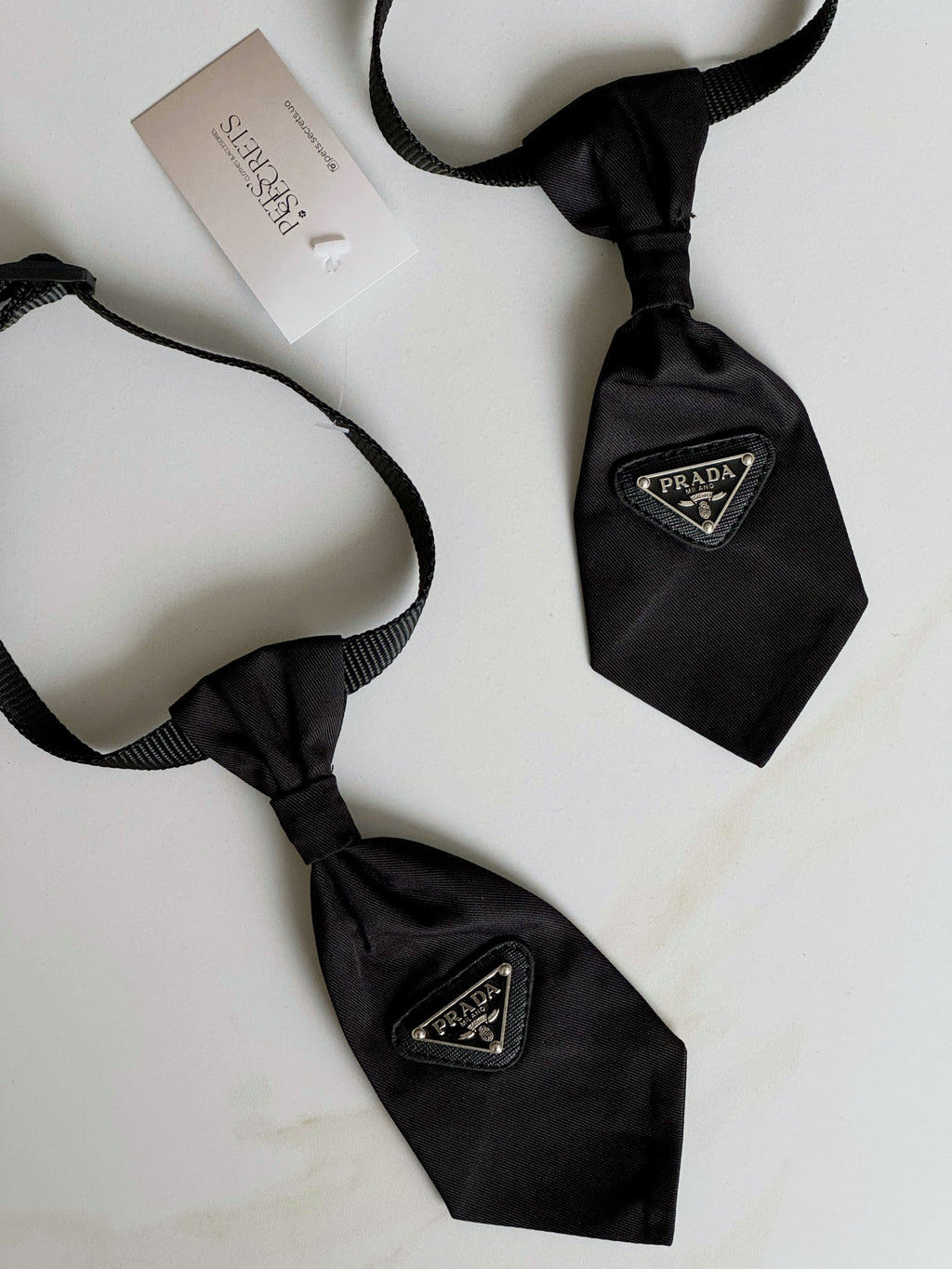 Галстук чорного кольору Prada Luxury Mode