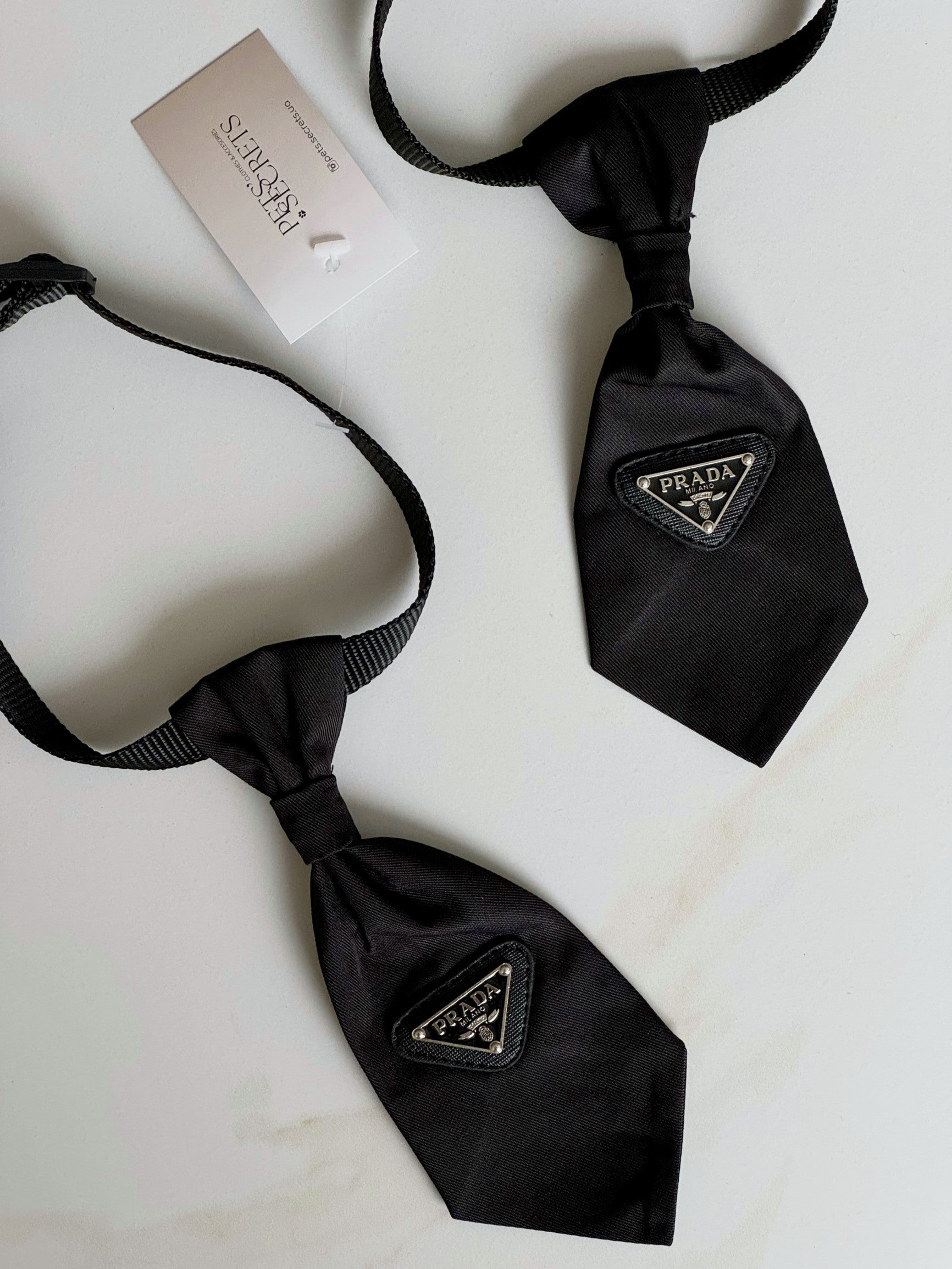 Галстук чорного кольору Prada Luxury Mode