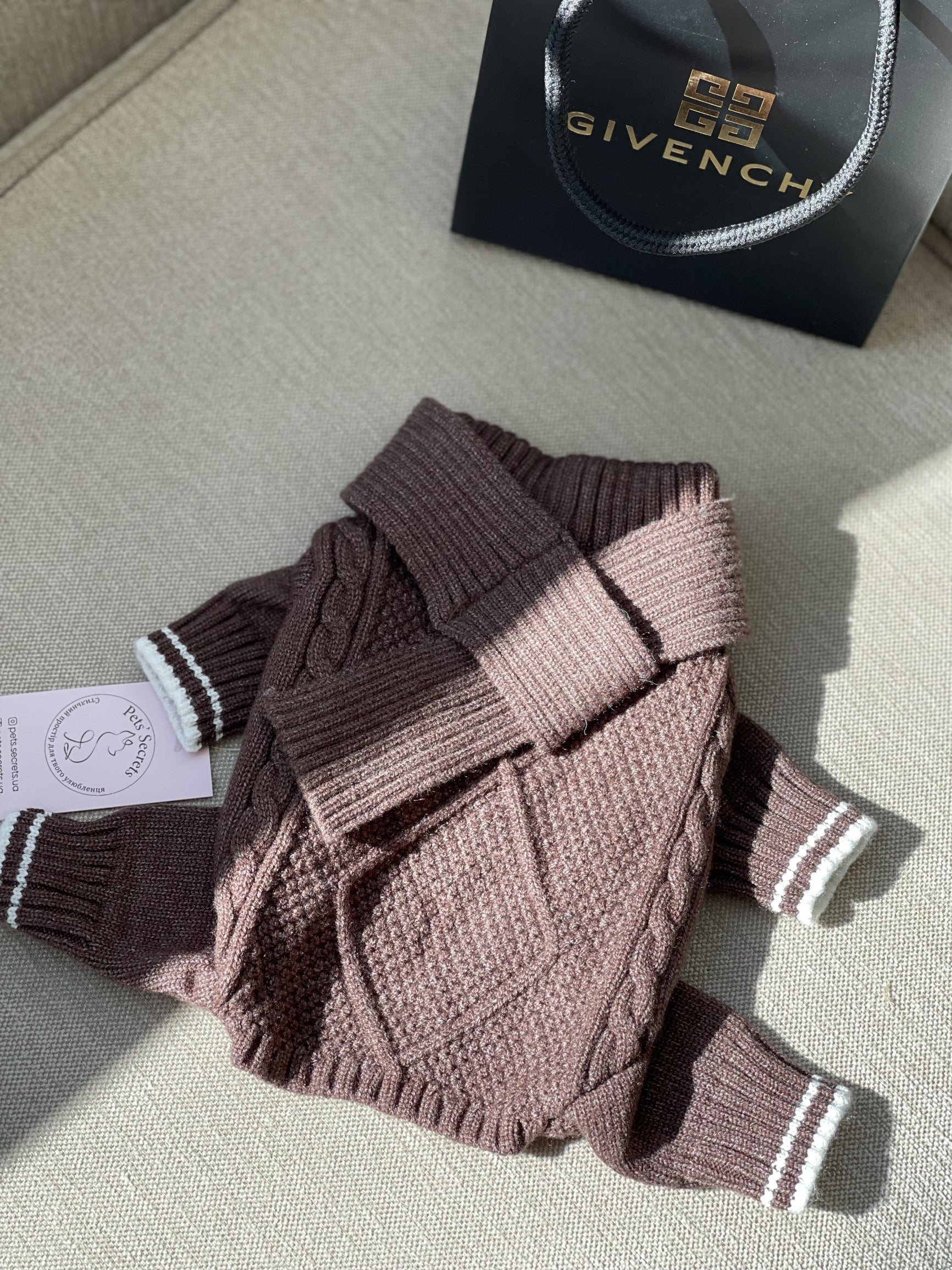 Комбінезон коричневого кольору Cozy Chocolate