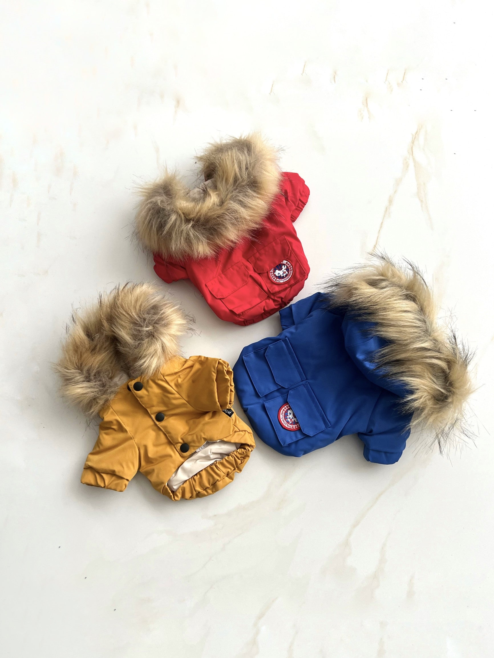 Куртка-парка червоного кольору Cheepet