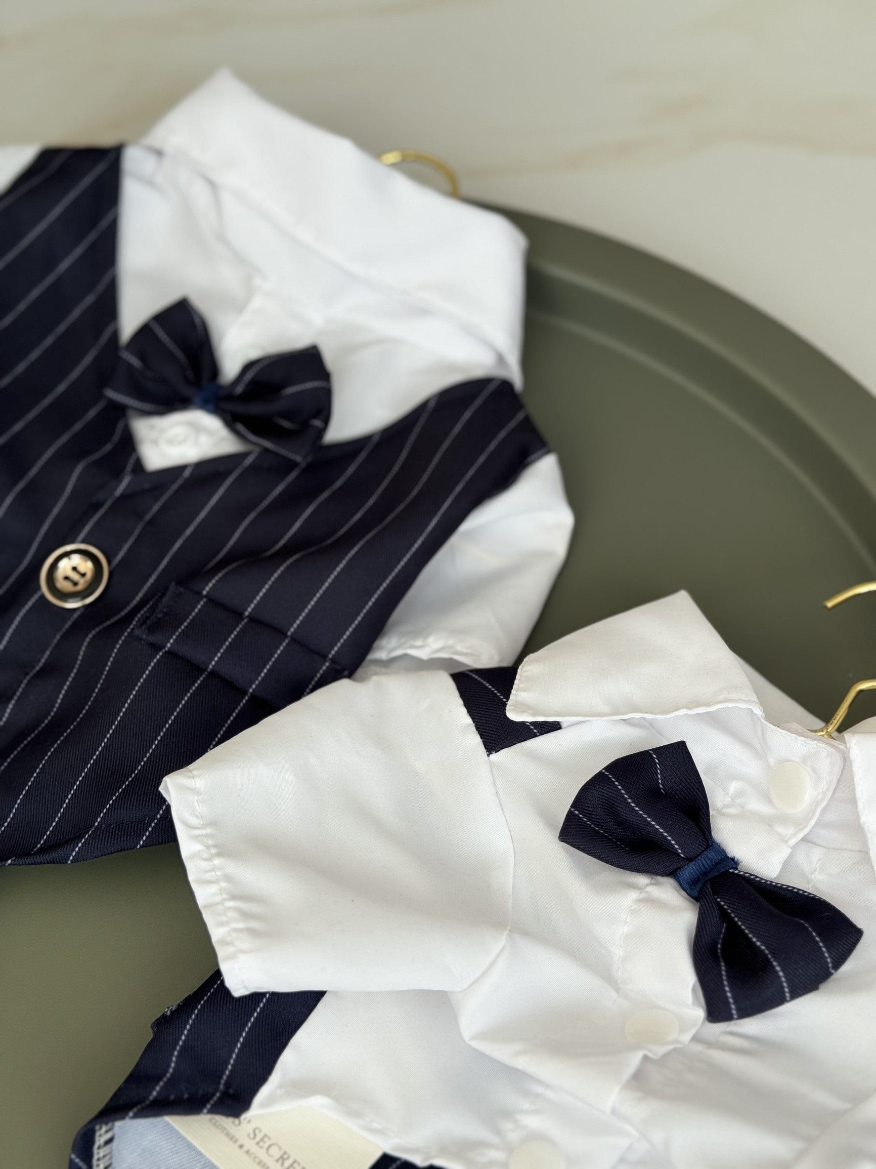 Смокінг синьо-білого кольору Gentle Classic