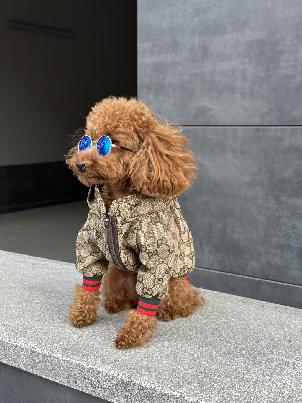 Окуляри з круглими синіми лінзами Blue Mirror