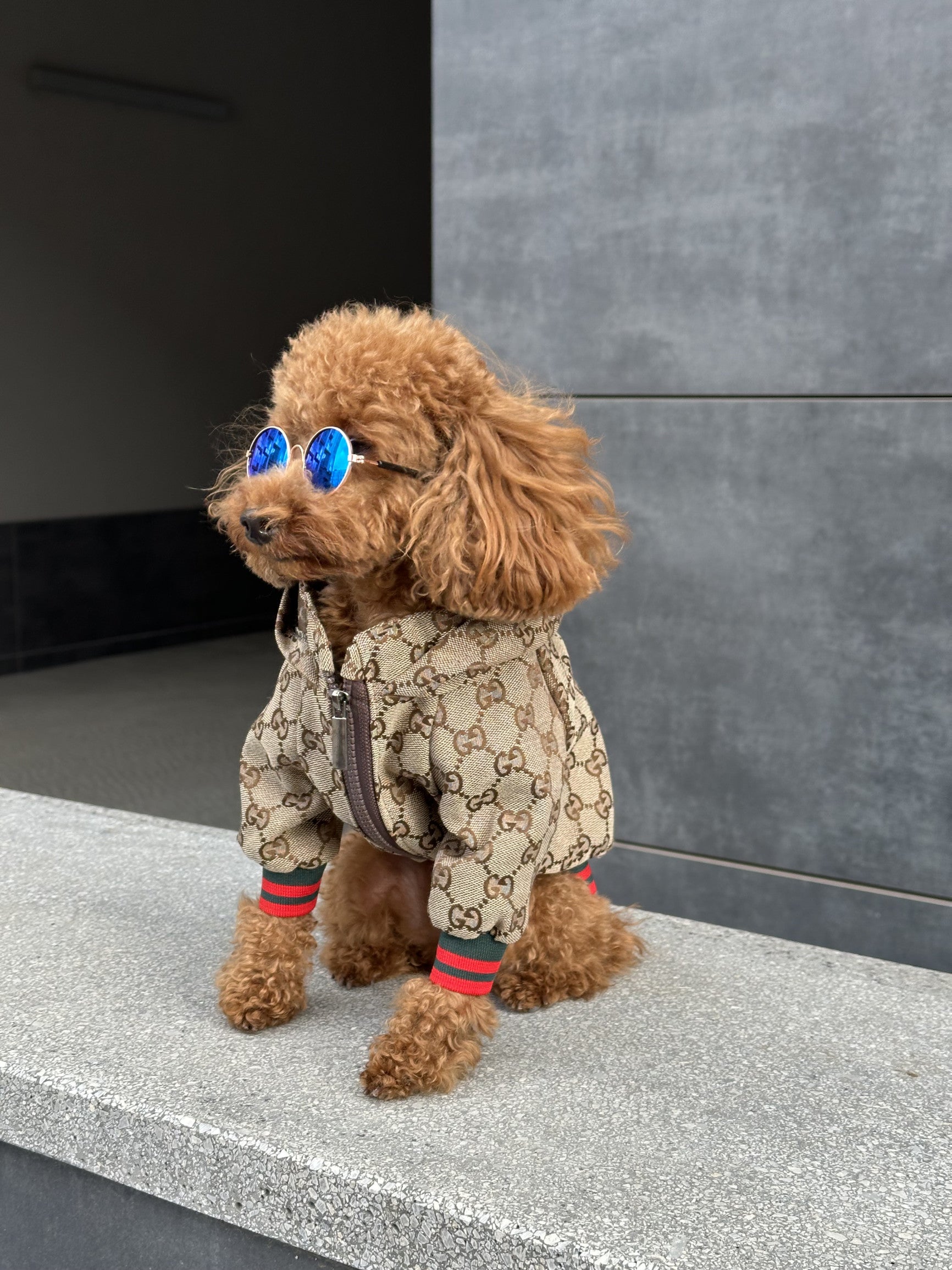 Окуляри з круглими синіми лінзами Blue Mirror