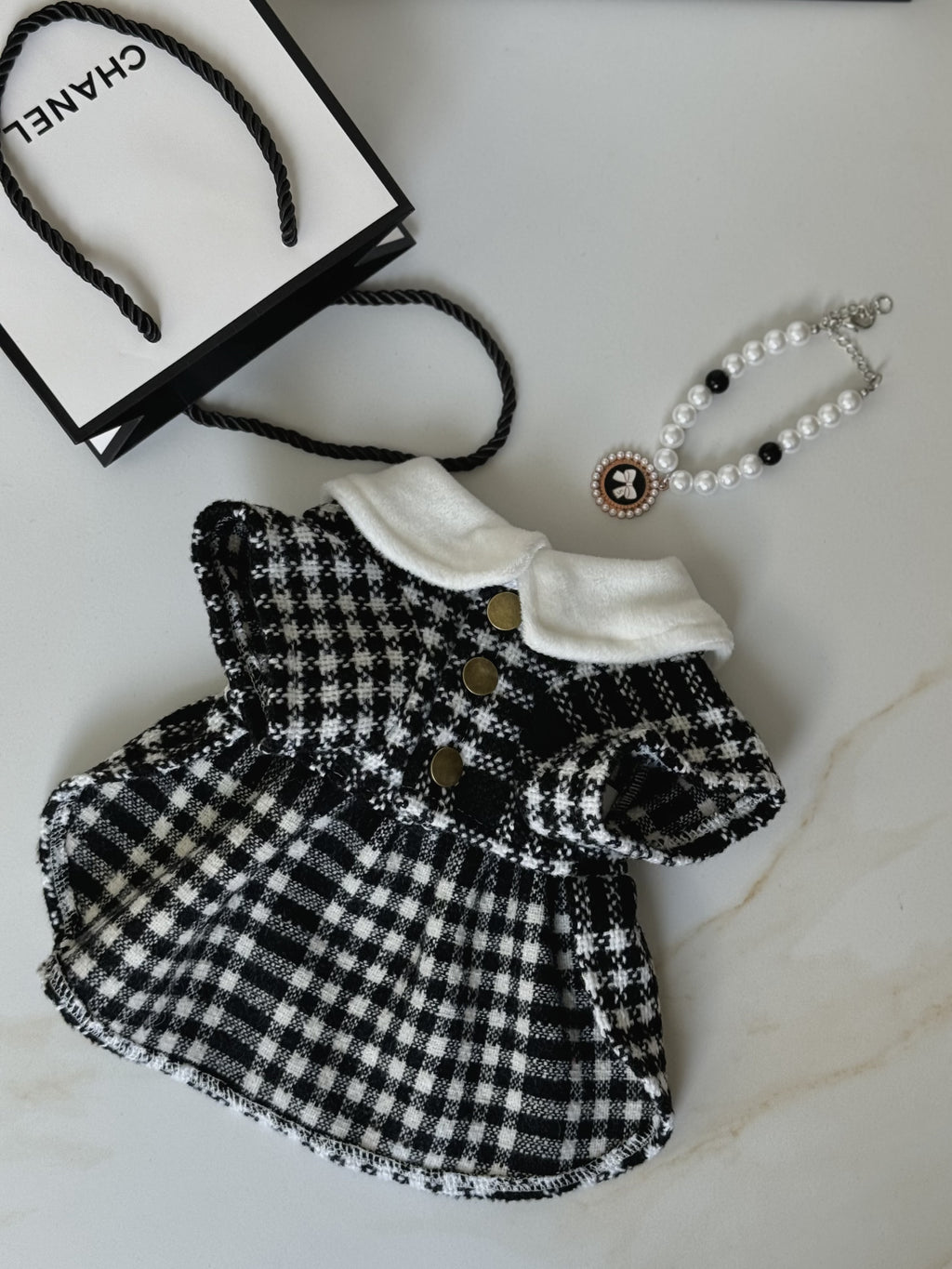 Black and white dress Coco Elegance