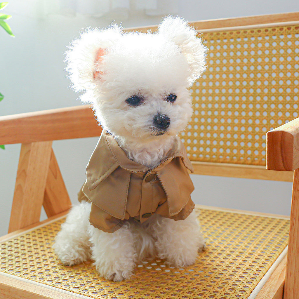 Тренч бежевого кольору Classic2