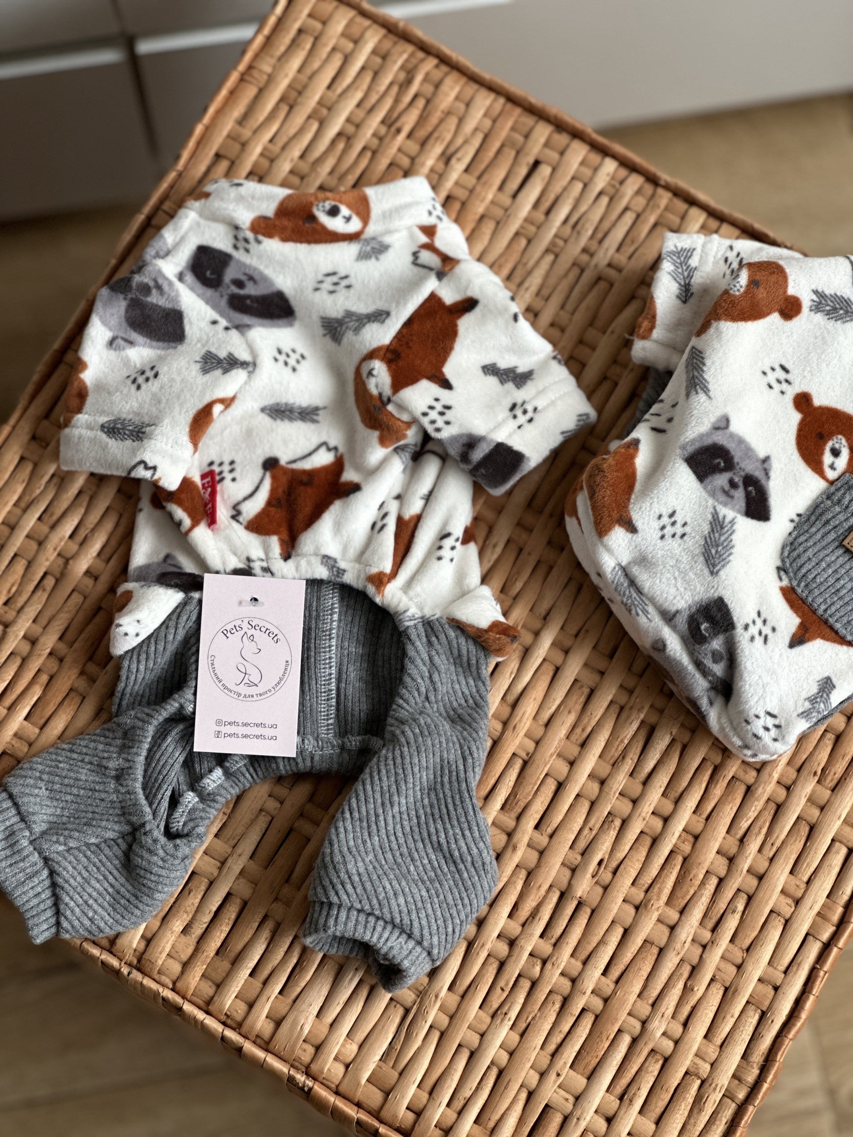 Комбінезон сірого кольору Forest Friends