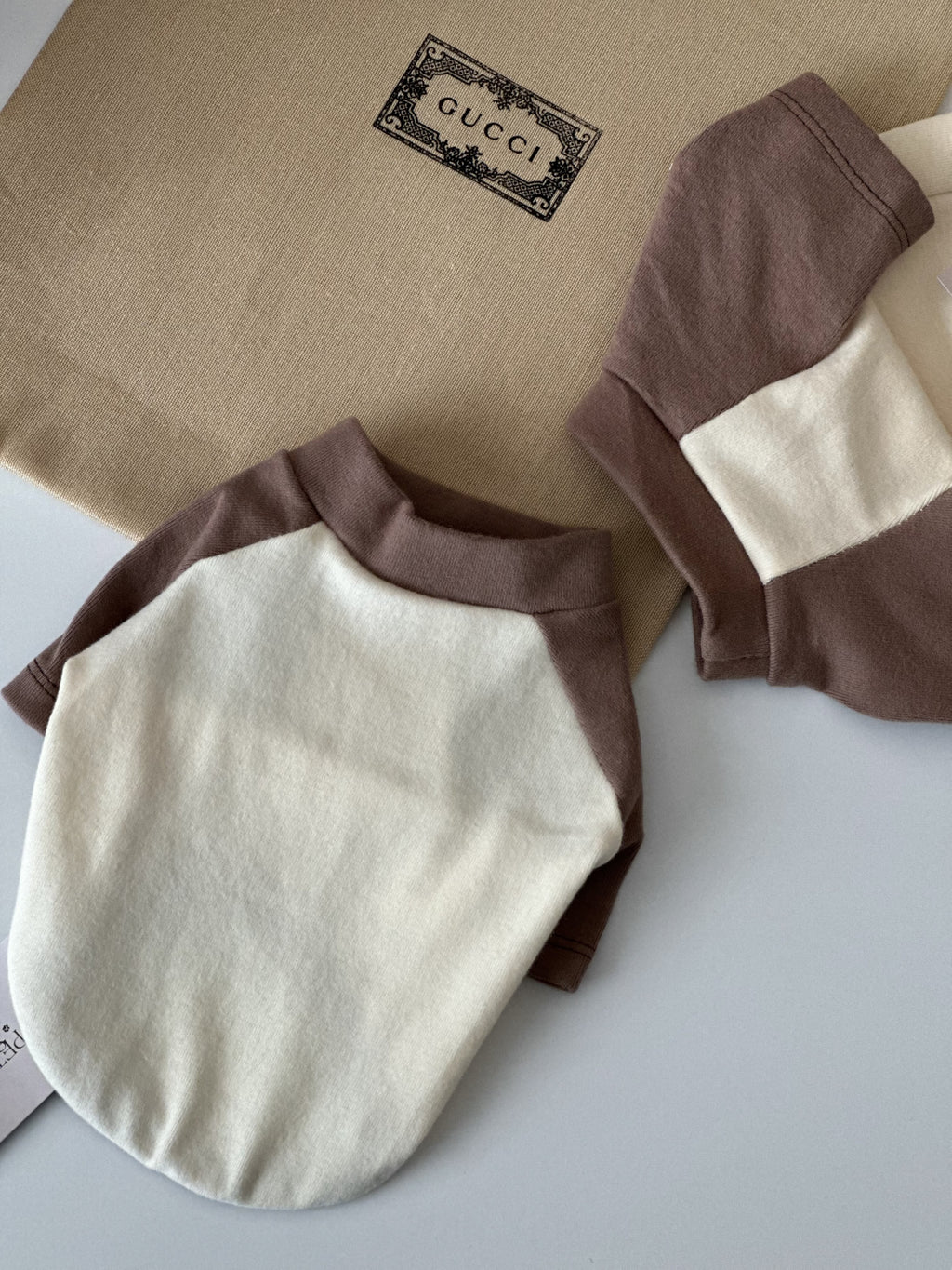 Nude cream-colored T-shirt