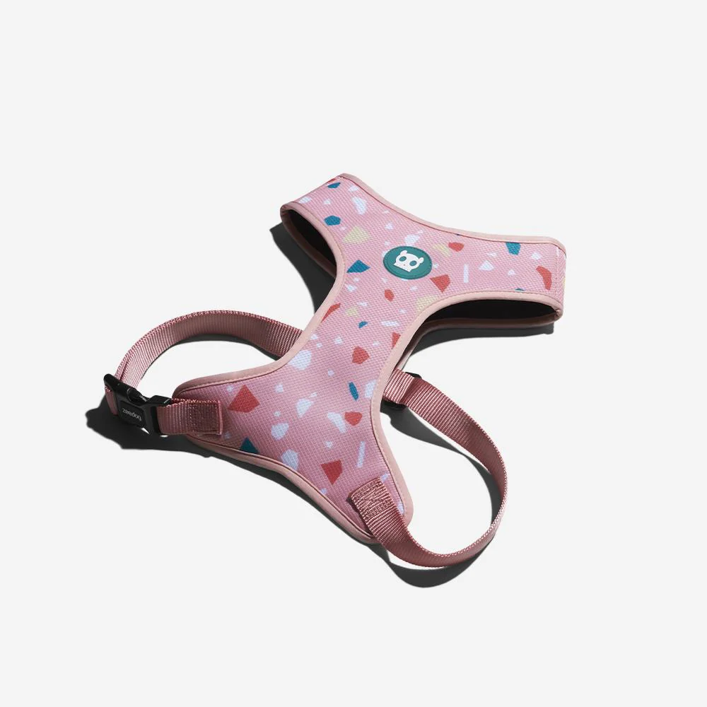 Шлея для собак Zee.Dog - Terrazo Rose Air Mesh