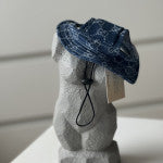 Blue Denim Gucci Panama Hat