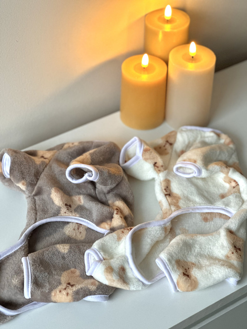 Teddy Choco brown pajama jumpsuit