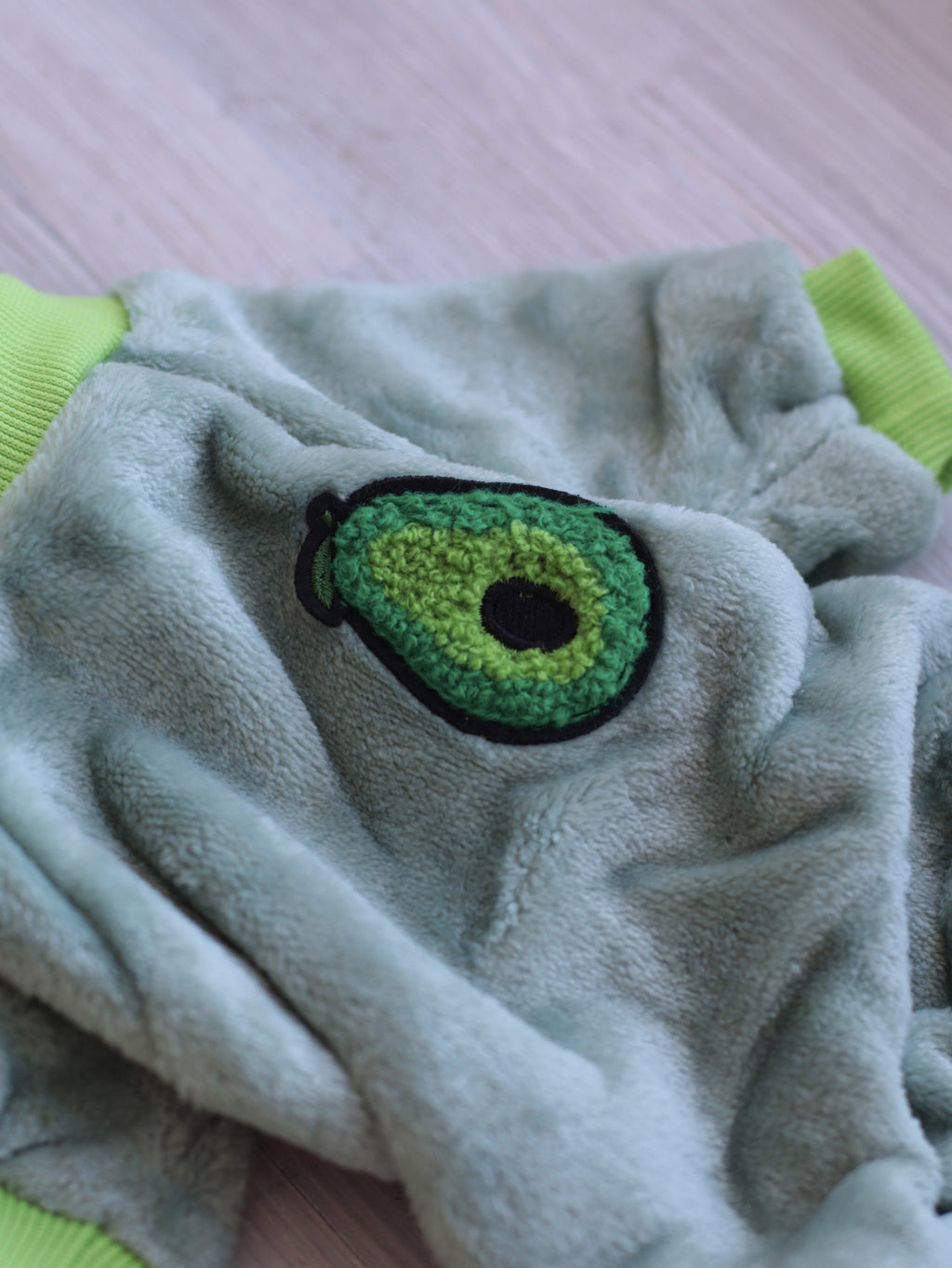 Avocado Hug lime pajama jumpsuit