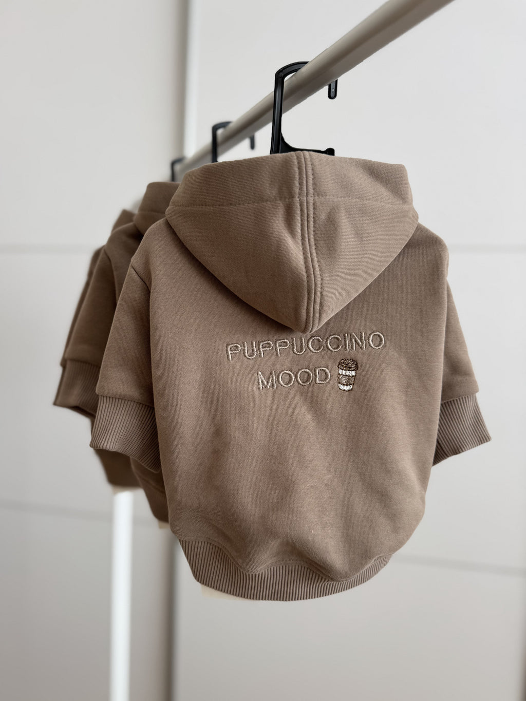 Brown hoodies Puppucino mood