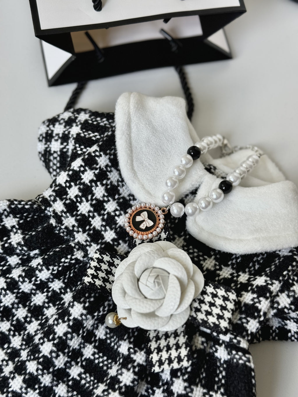 Black and white dress Coco Elegance