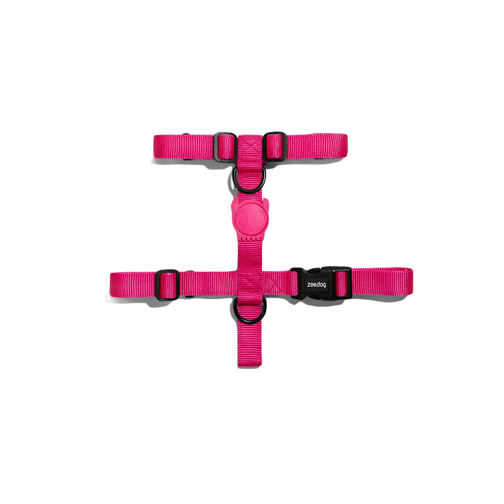 Шлея для собак Zee.Dog - Pink LED H-Harness