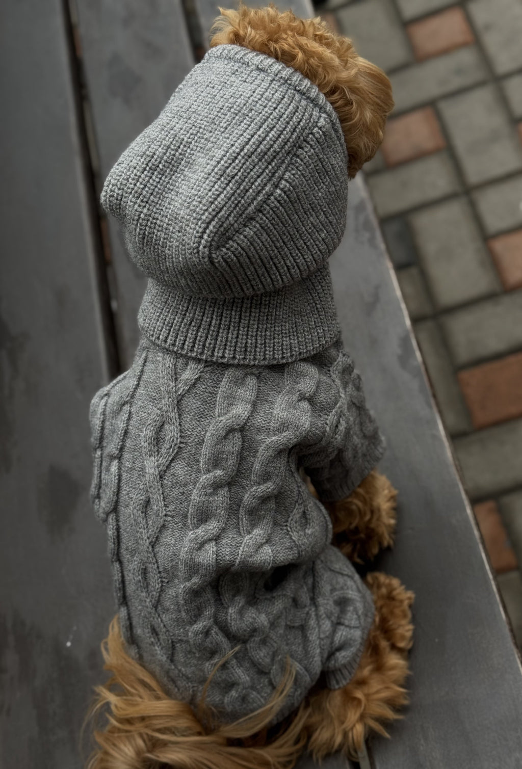 Комбінезон сірого кольору Knit Mood