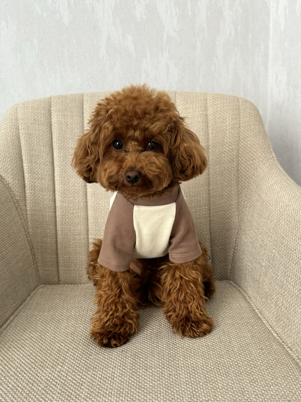 Nude cream-colored T-shirt