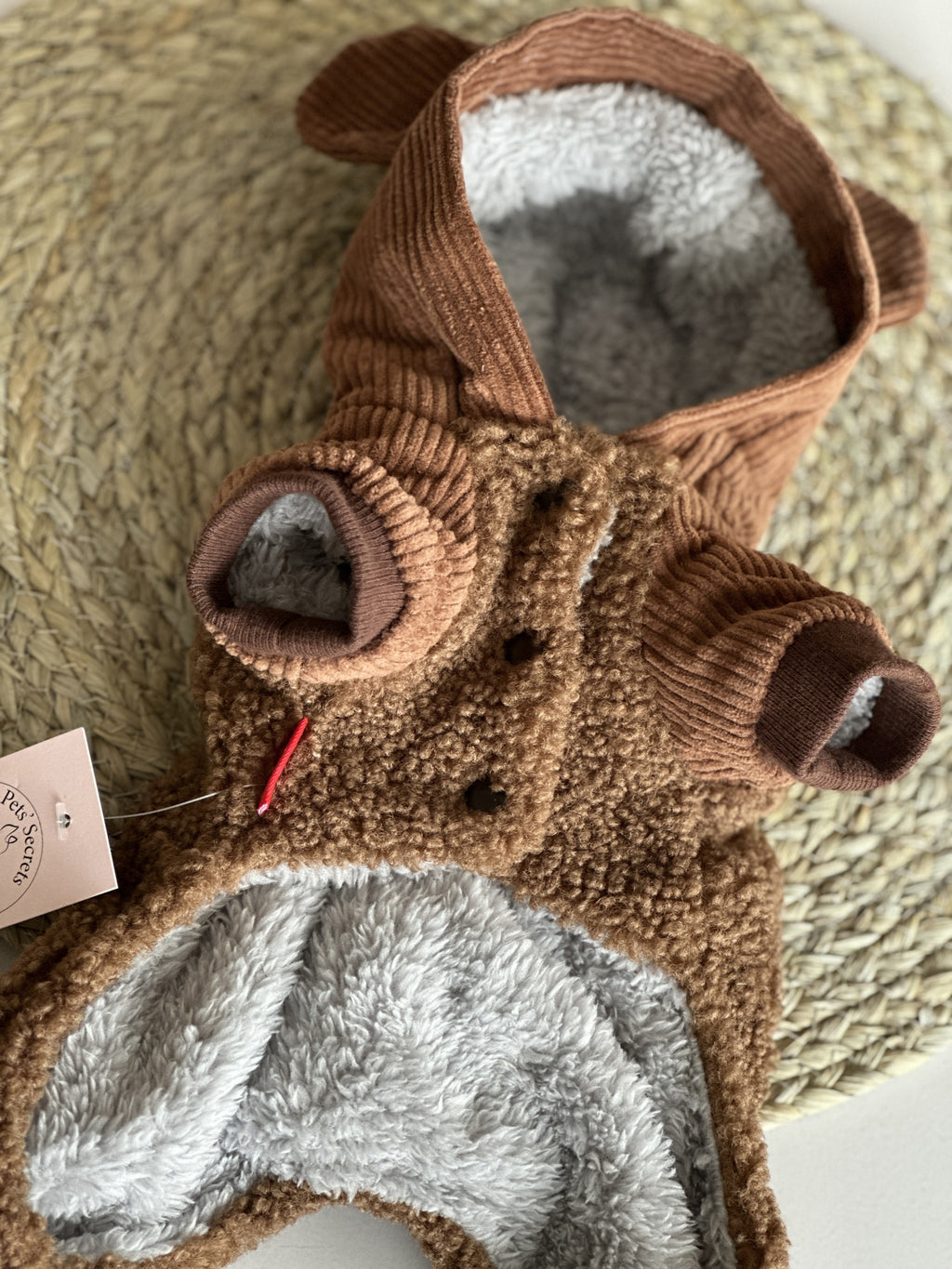 Комбінезон коричневого кольору Bear Hug