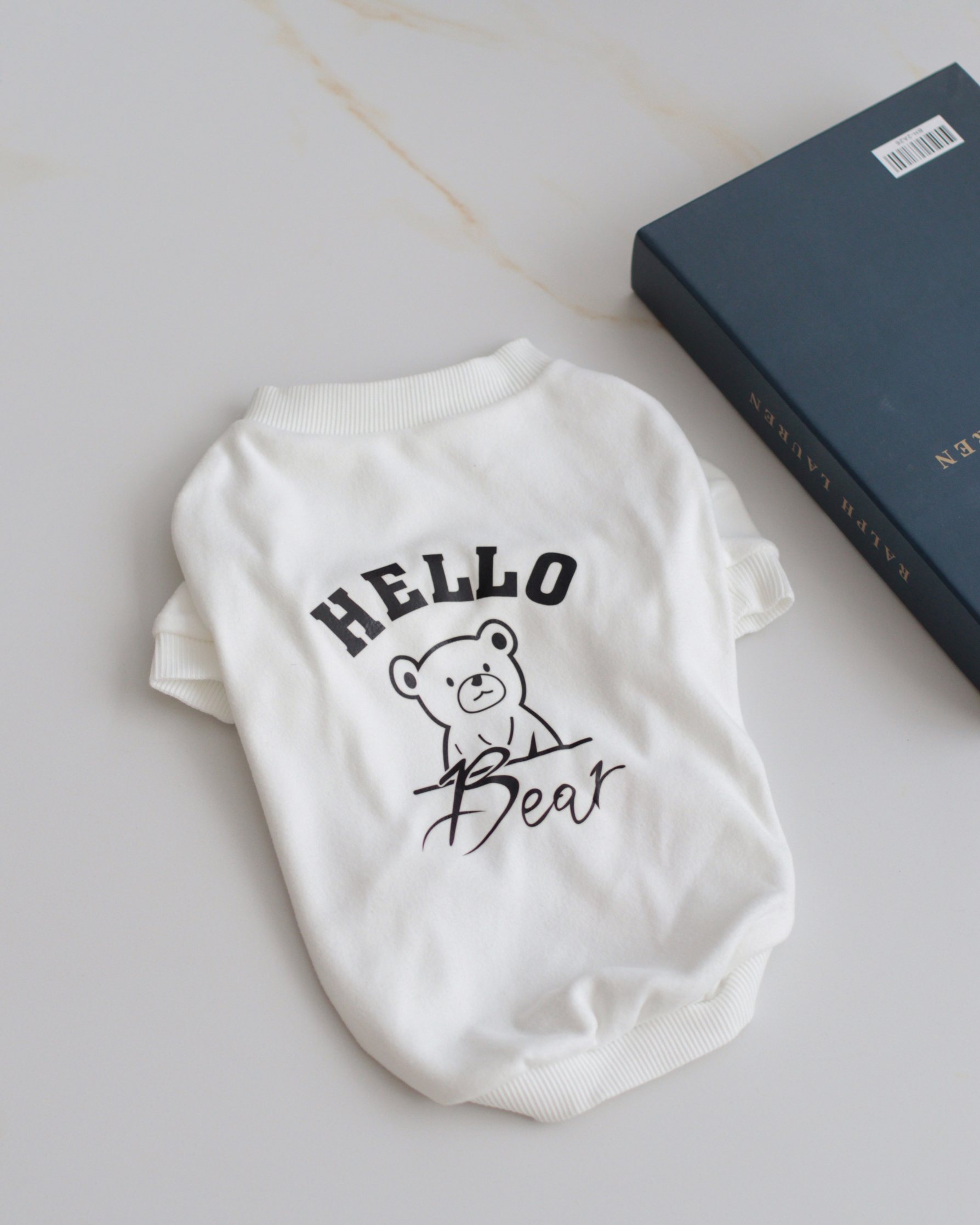 Світшот білого кольору Hello bear