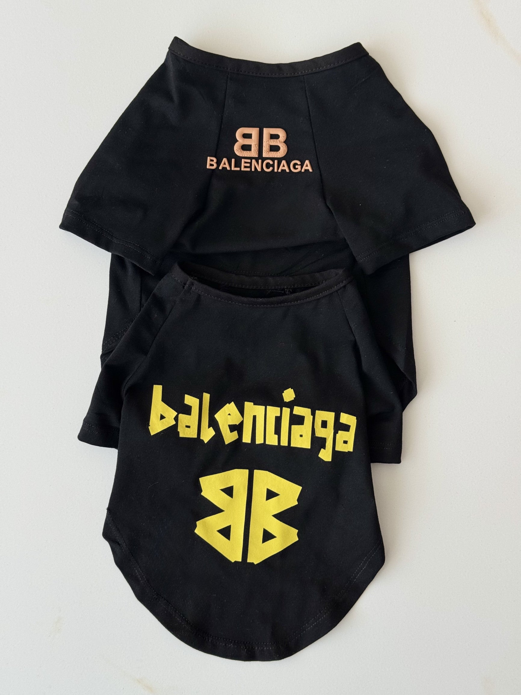Футболка чорного кольору з принтом Balenciaga