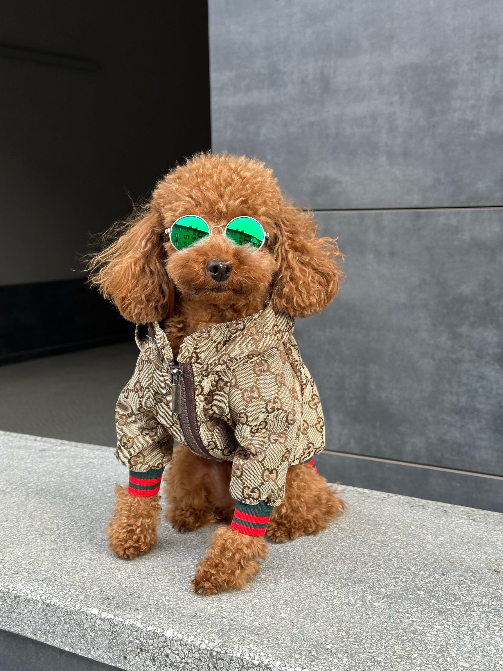 Окуляри з круглими зеленими лінзами Green Aurora