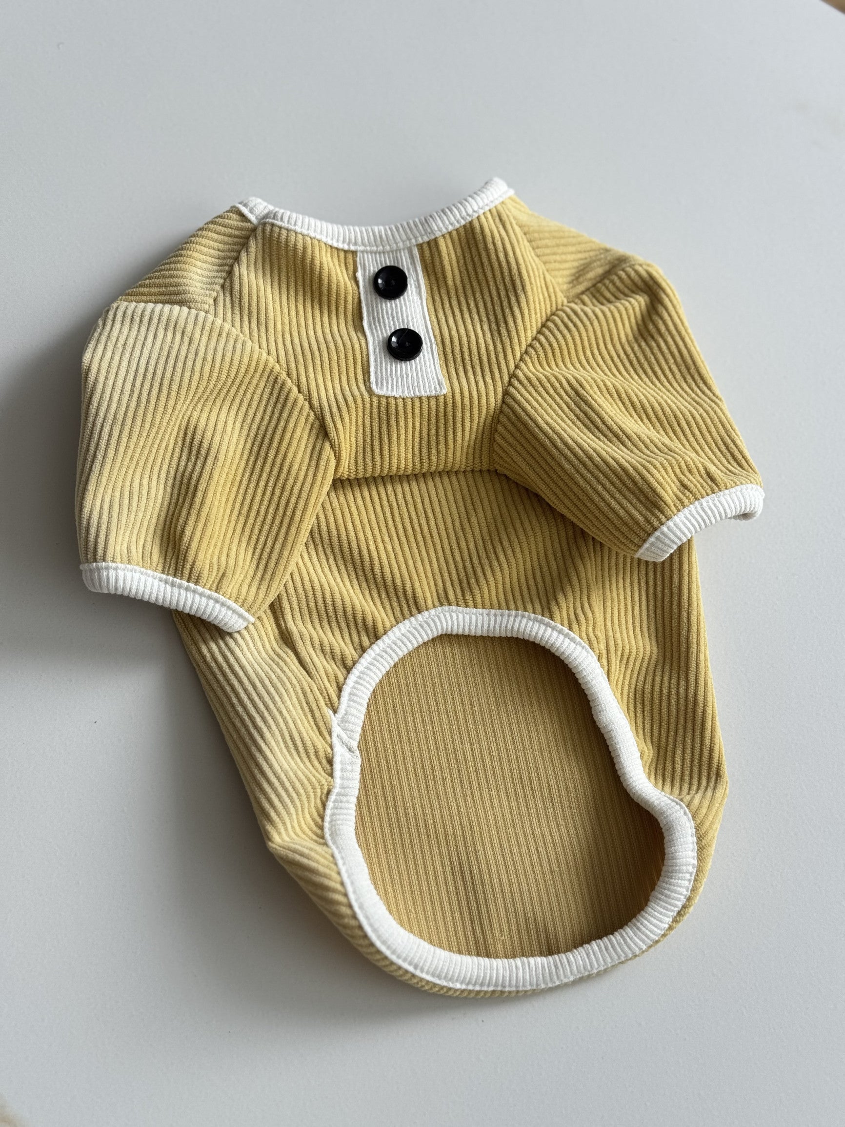 Mustard Velvet T-shirt