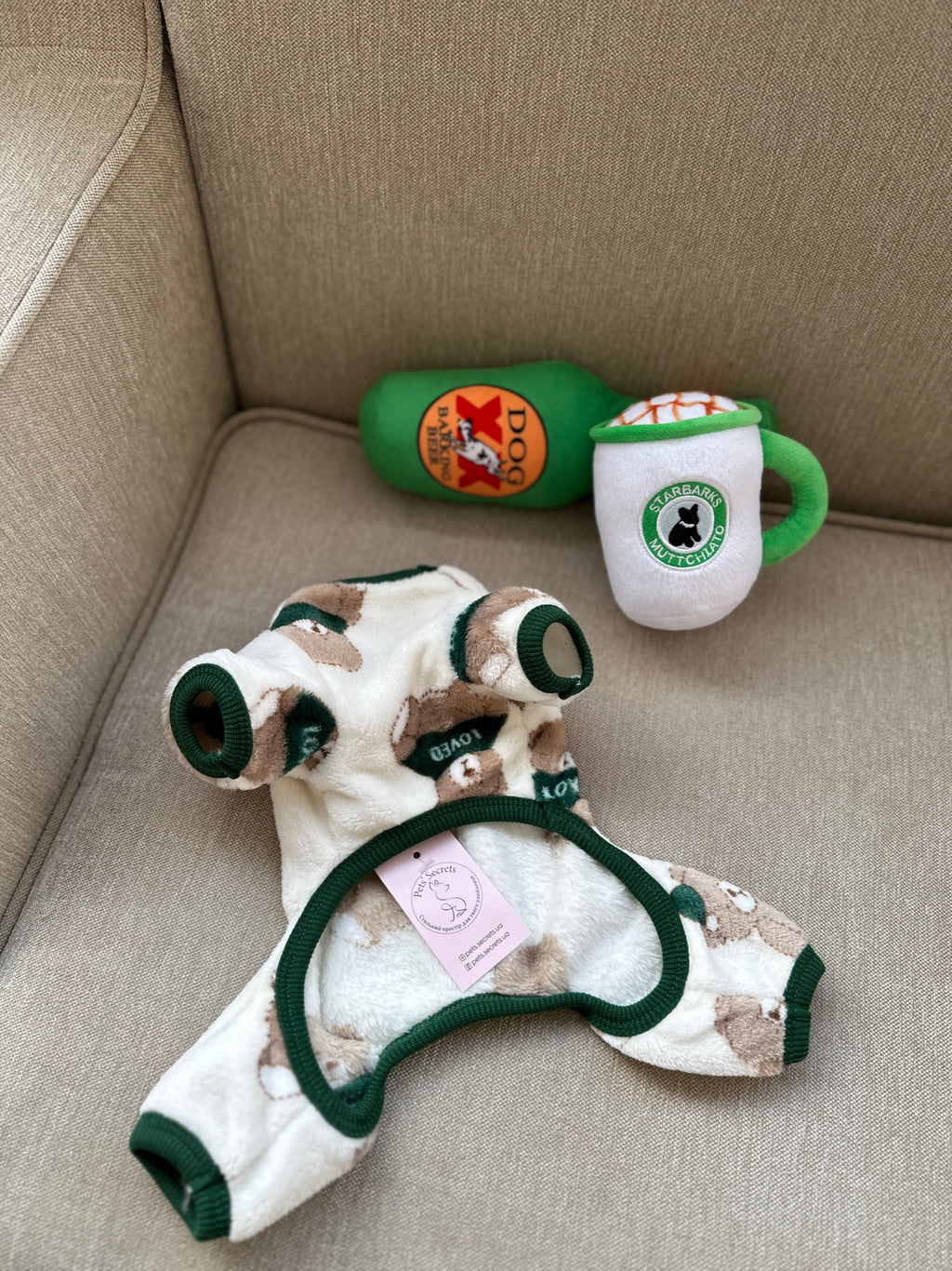 Teddy Milk white pajama jumpsuit