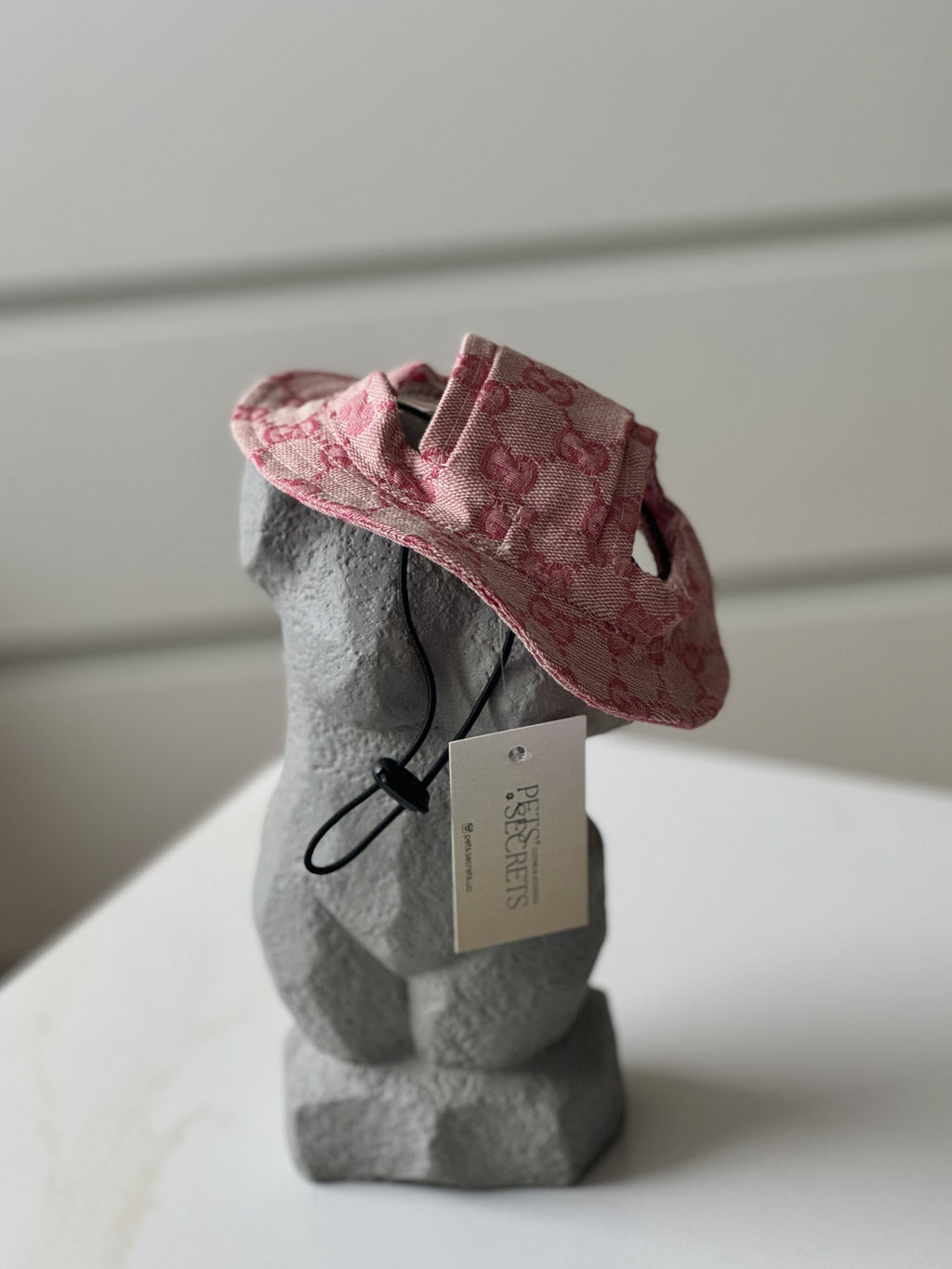 Pink Denim Gucci Panama Hat