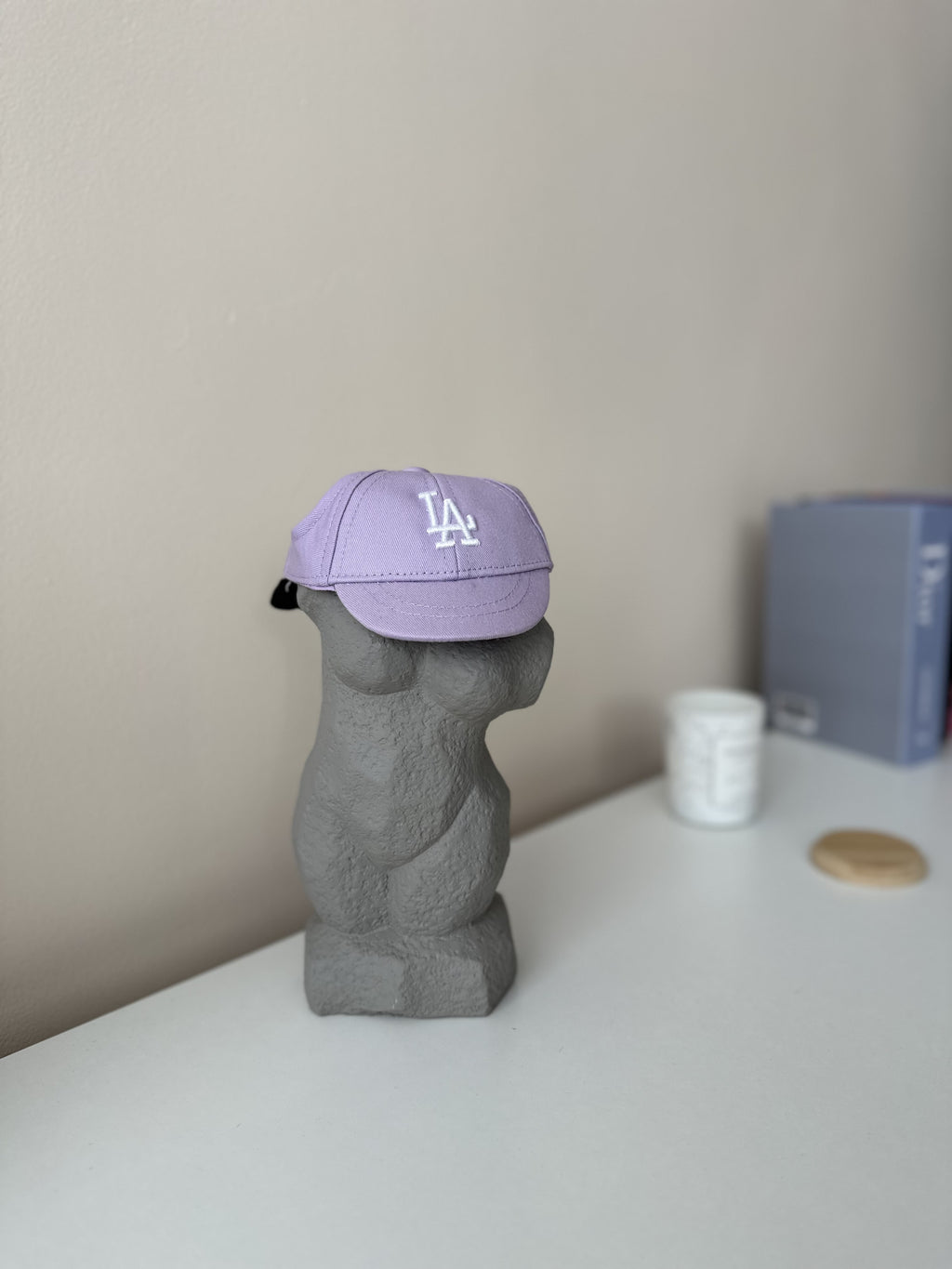 Кепка лілового кольору LA