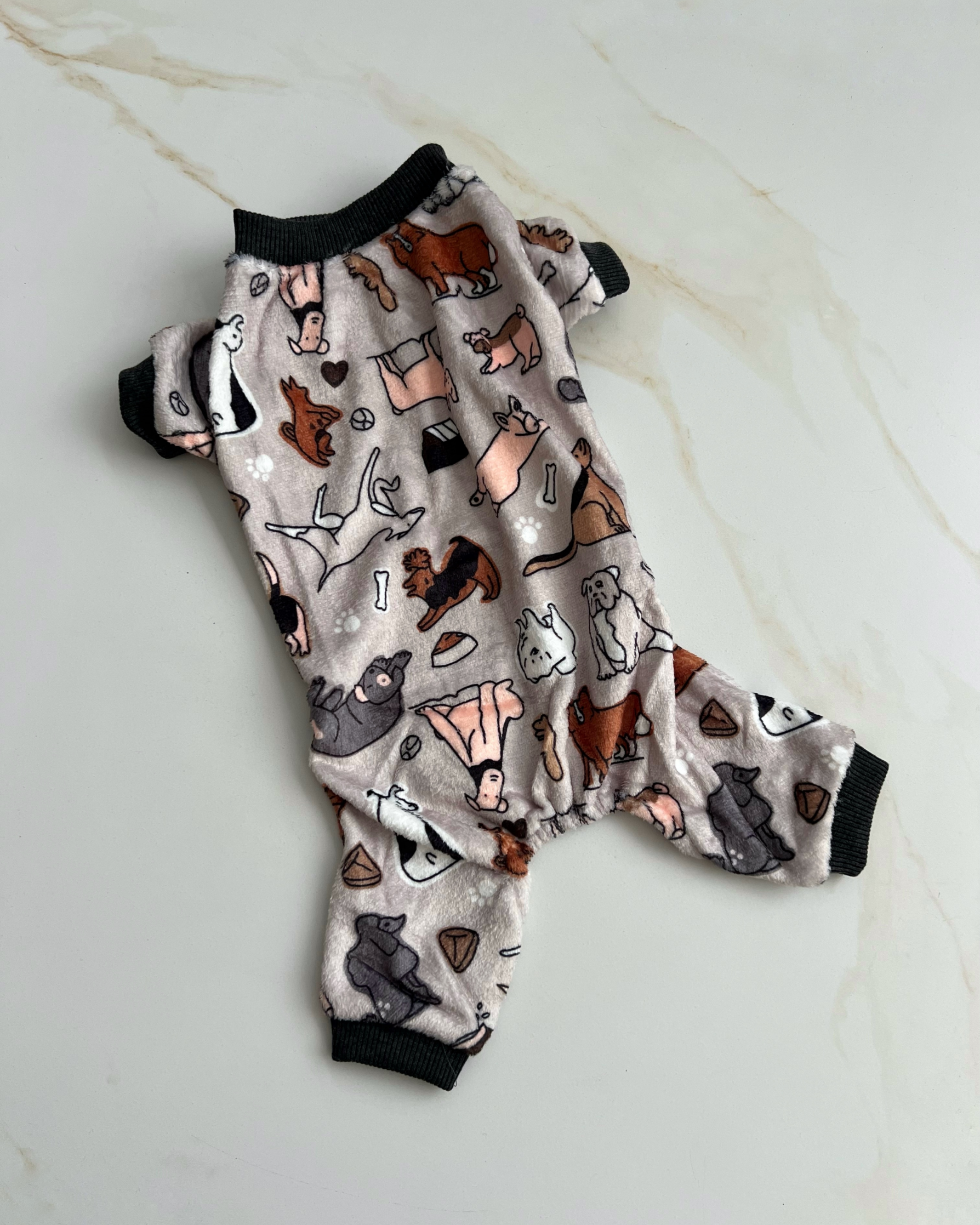 Комбінезон-піжама сірого кольору Woof&Co