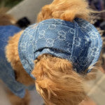 Blue Denim Gucci Panama Hat