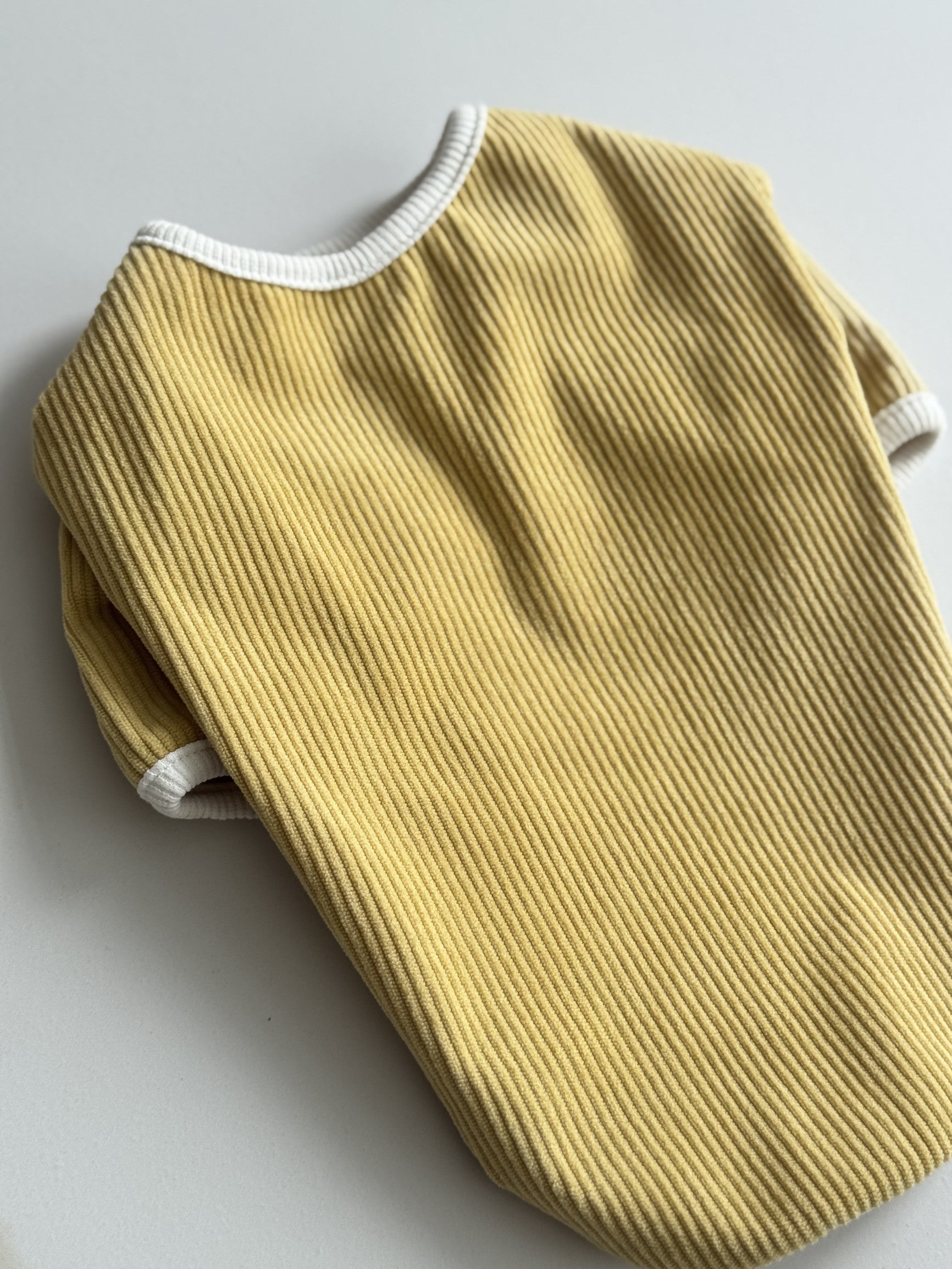 Mustard Velvet T-shirt