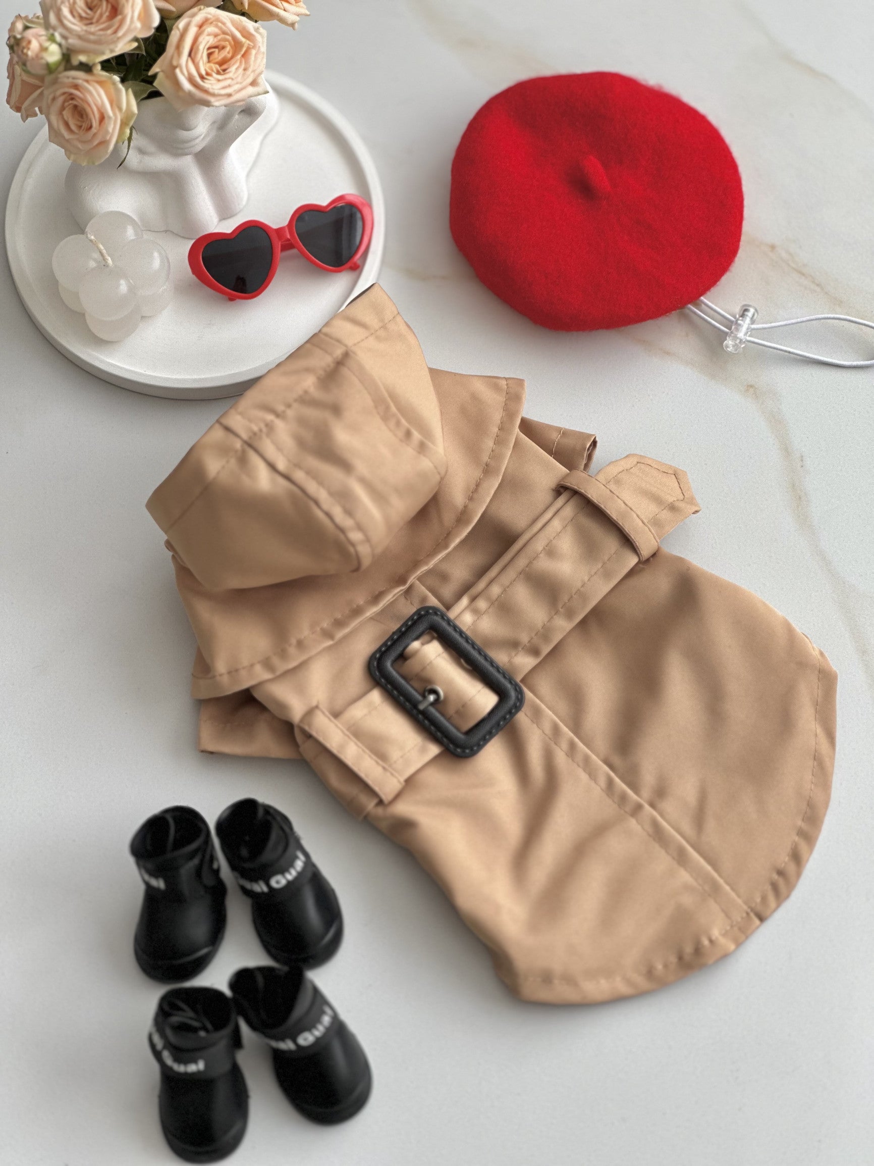 Тренч бежевого кольору Classic