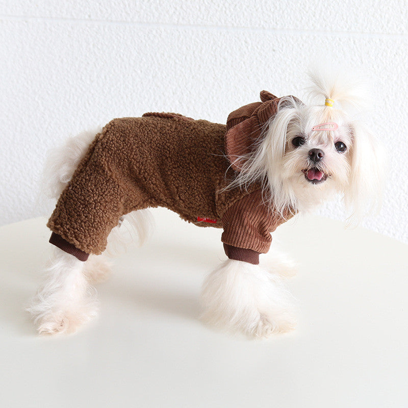 Комбінезон коричневого кольору Bear Hug