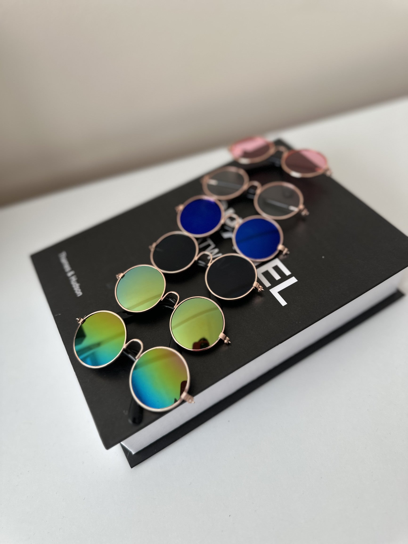 Окуляри з круглими зеленими лінзами Green Aurora