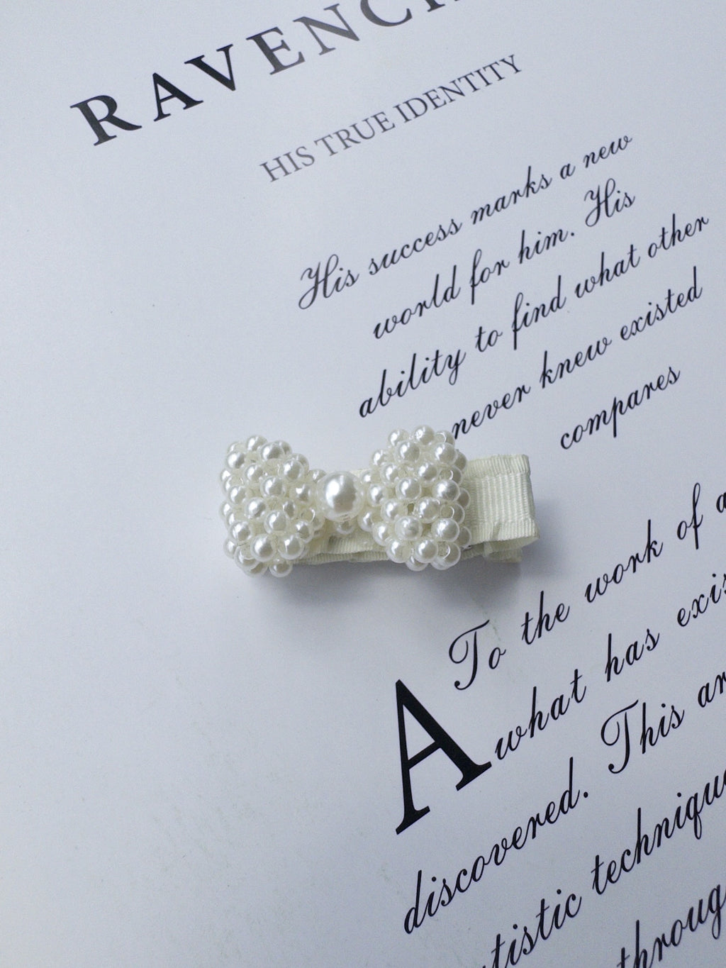 Заколка Pearl Ribbon