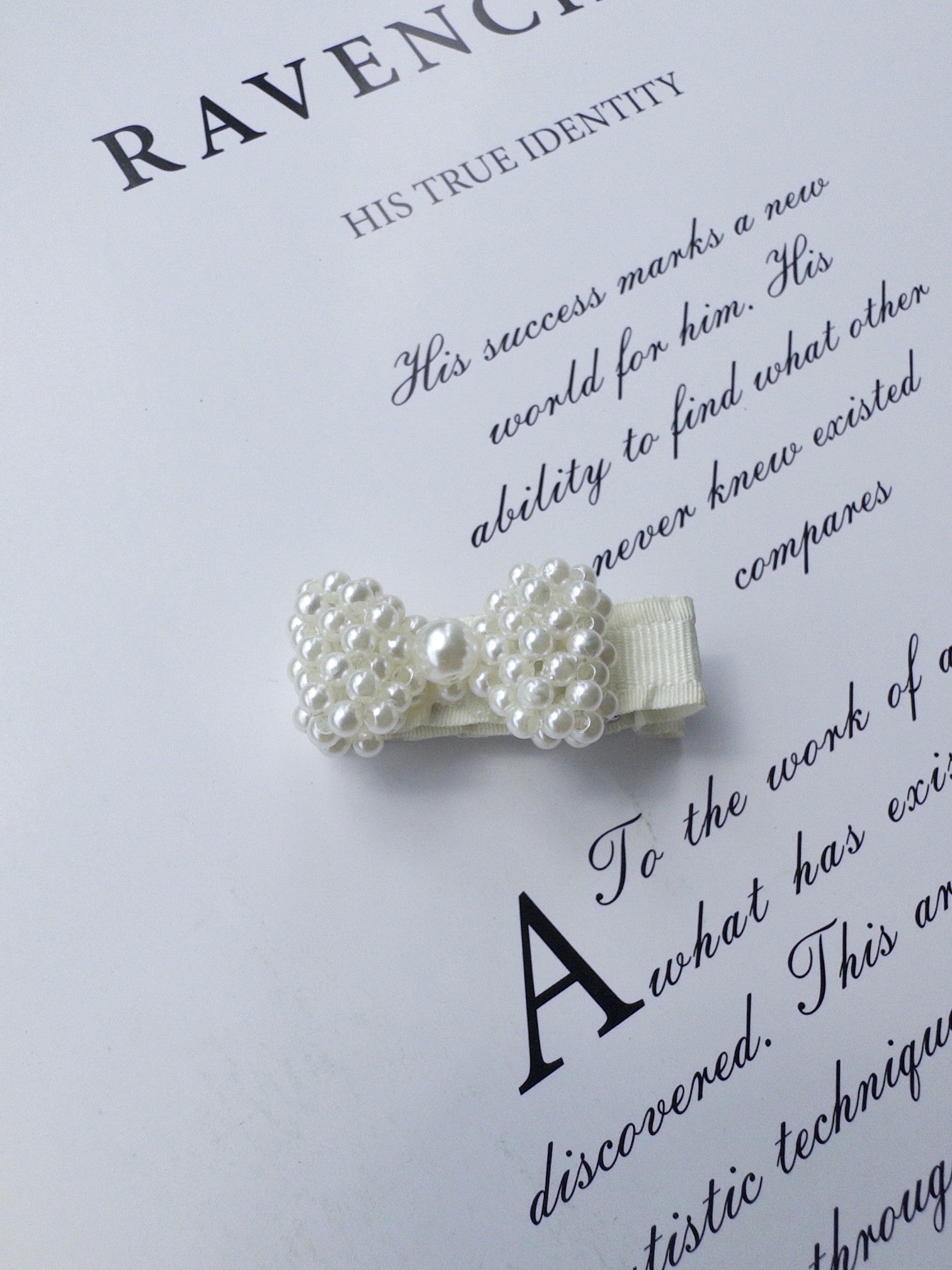 Заколка Pearl Ribbon