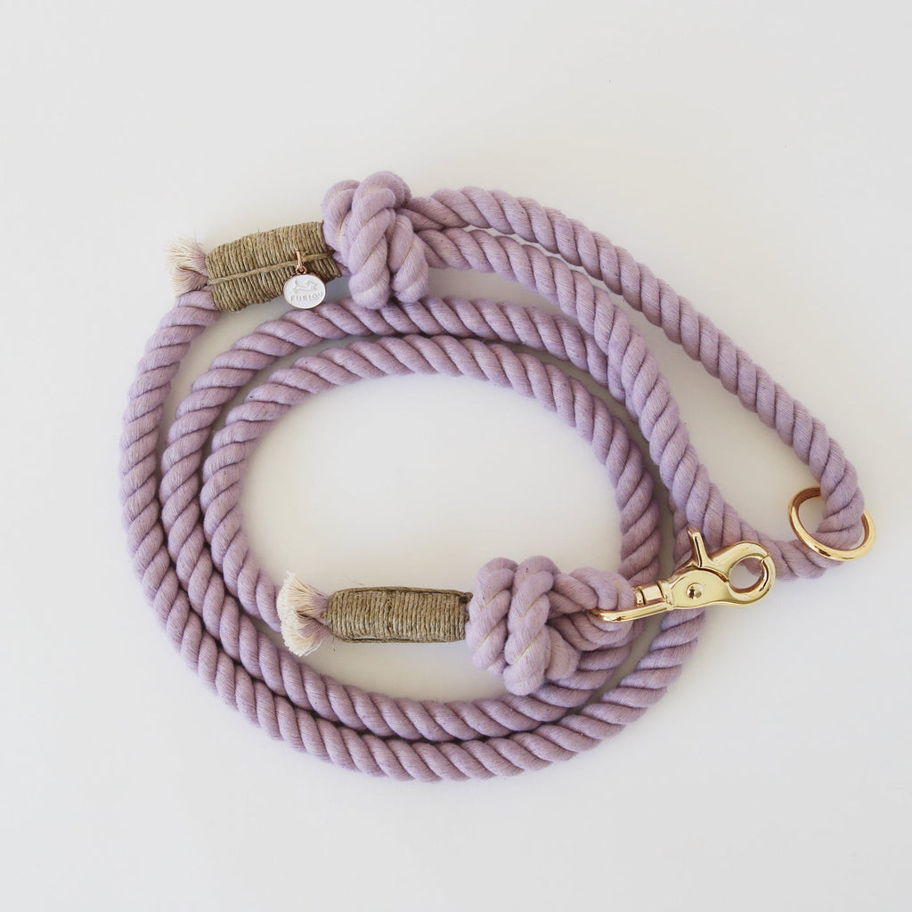 Повідець для собак Furlou Regular Rope Leash - Lavender Fields