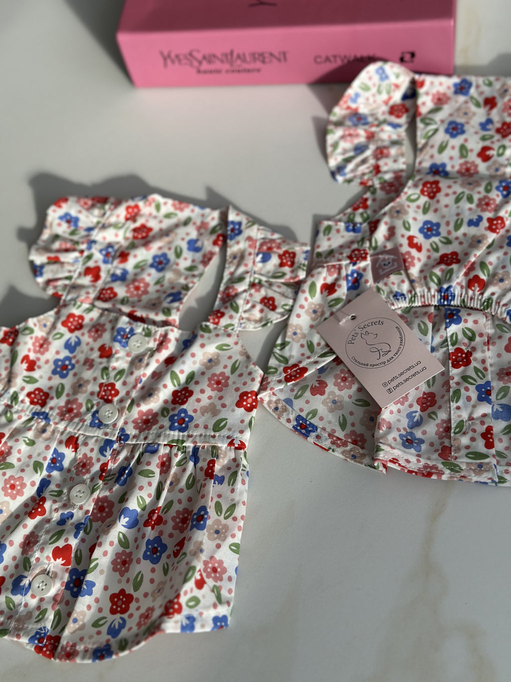 White floral sundress Floral Paradise