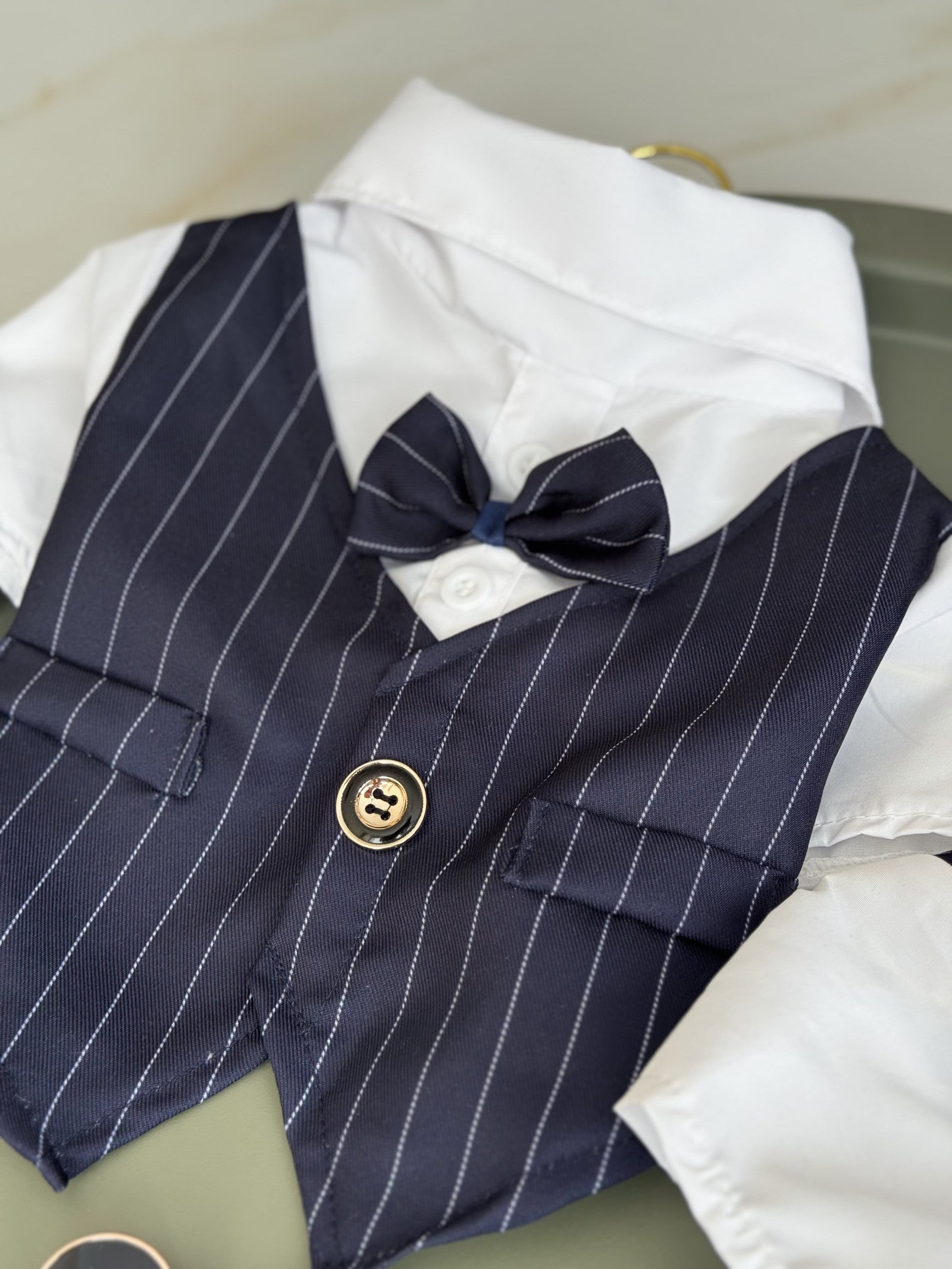 Смокінг синьо-білого кольору Gentle Classic