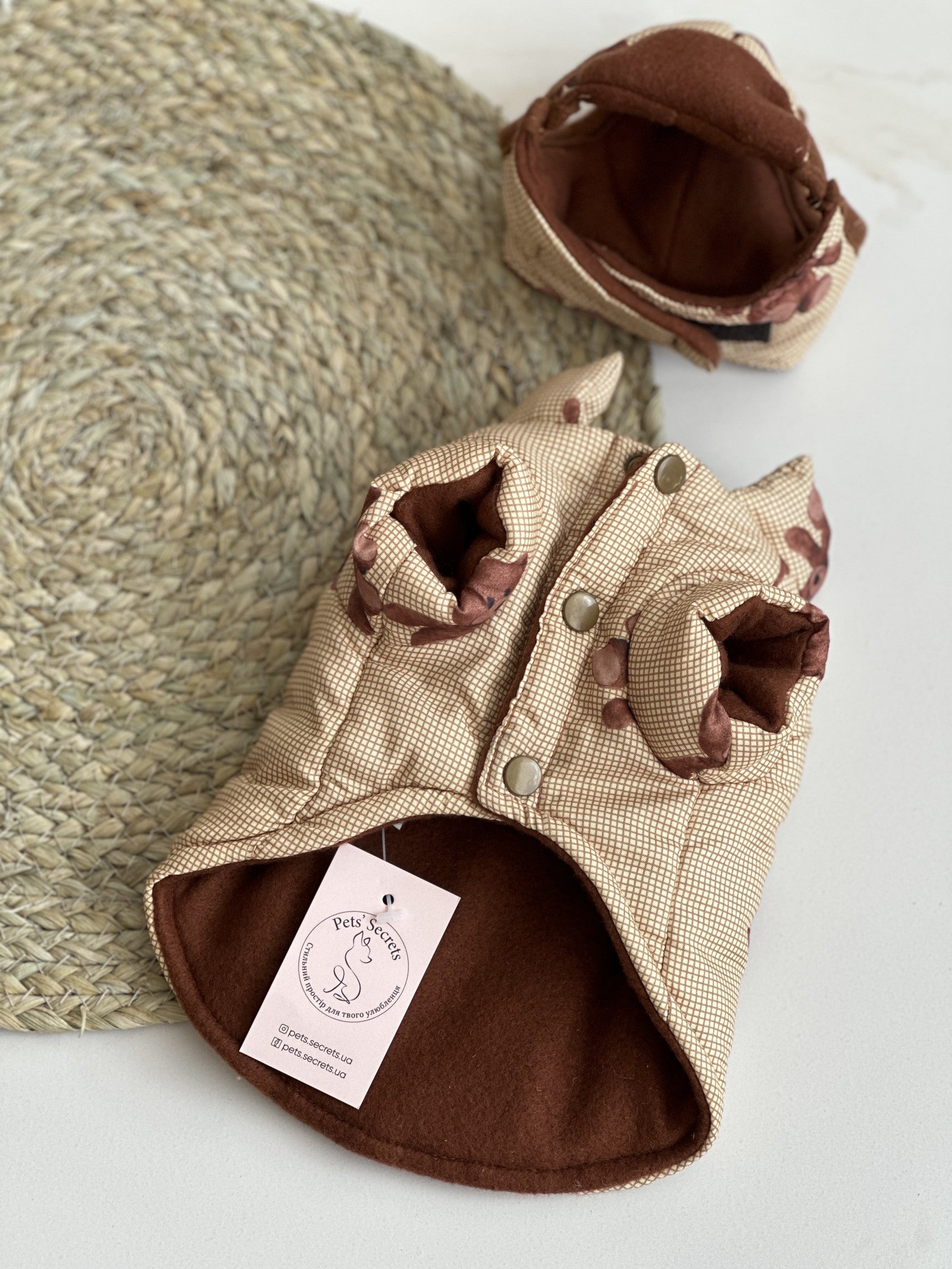 Куртка гірчичного кольору з шапкою Teddy