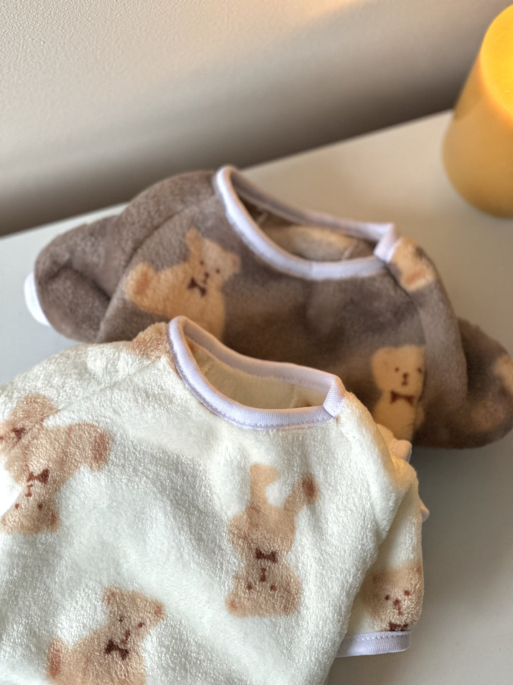 Teddy Choco brown pajama jumpsuit