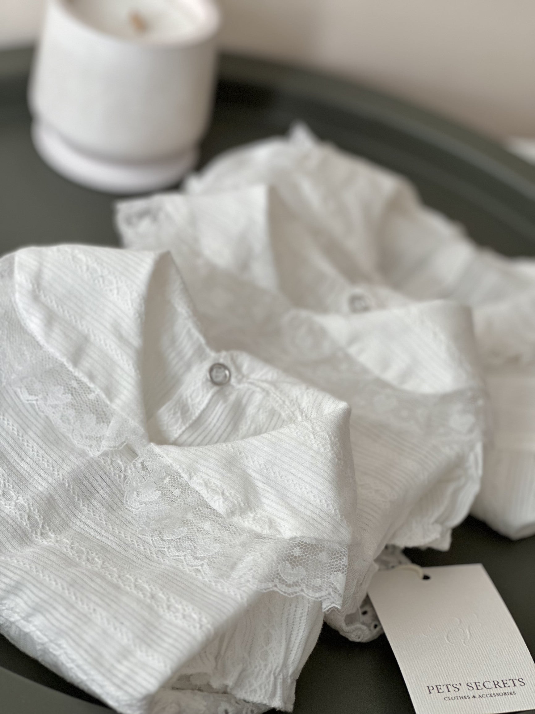 Сорочка білого кольору White Elegante