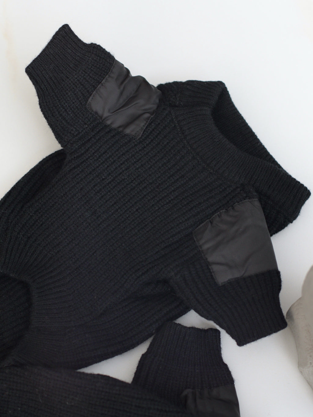 Black sweater with pocket Prada