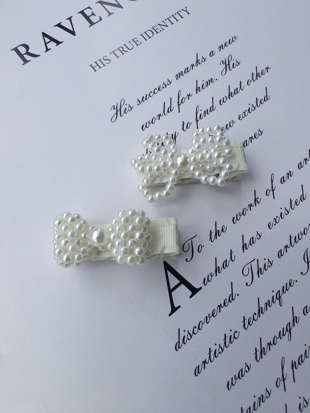 Заколка Pearl Ribbon