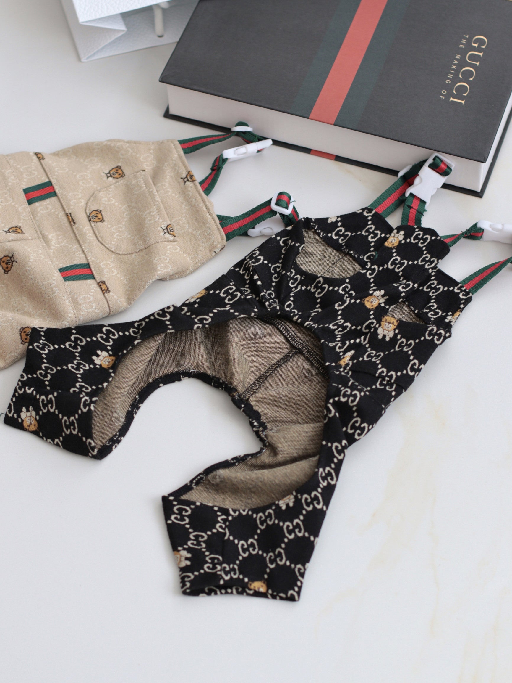 Штани чорного кольору Gucci Bear