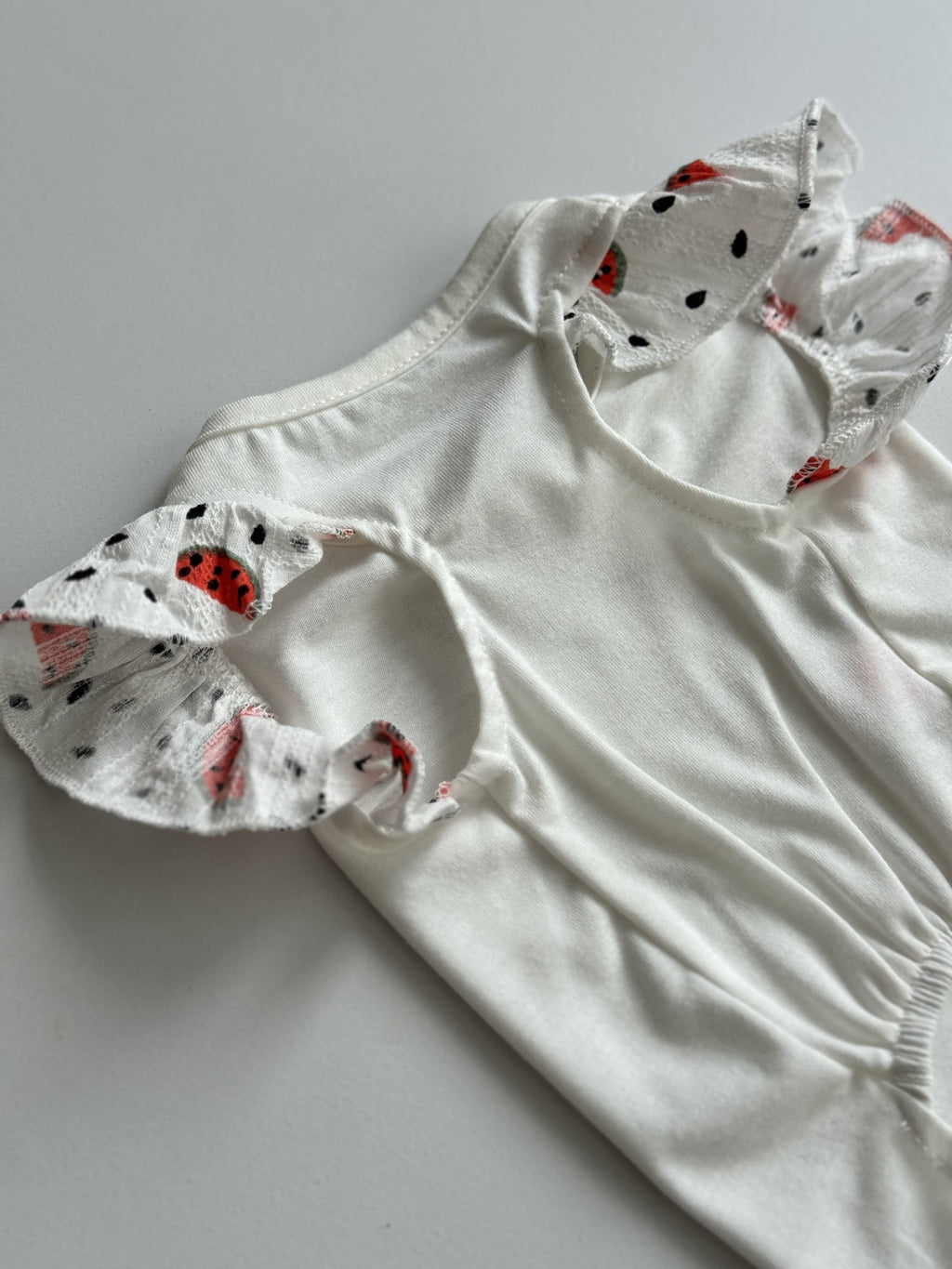 White T-shirt Watermelon